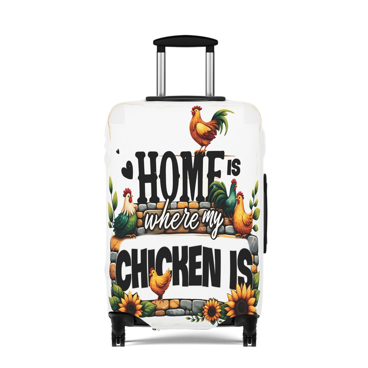 Luggage Cover, Chicken, Home is where my Chicken is, awd-1261