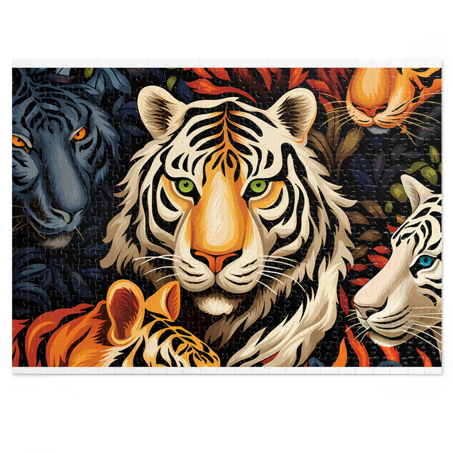 Jigsaw Puzzle, Lion, Personalised/Non-Personalised (30, 110, 252, 500,1000-Piece)