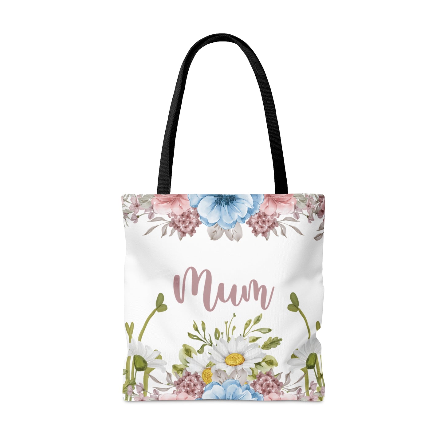 Personalised/Non-Personalised Tote Bag, Floral, Mum, Tote bag