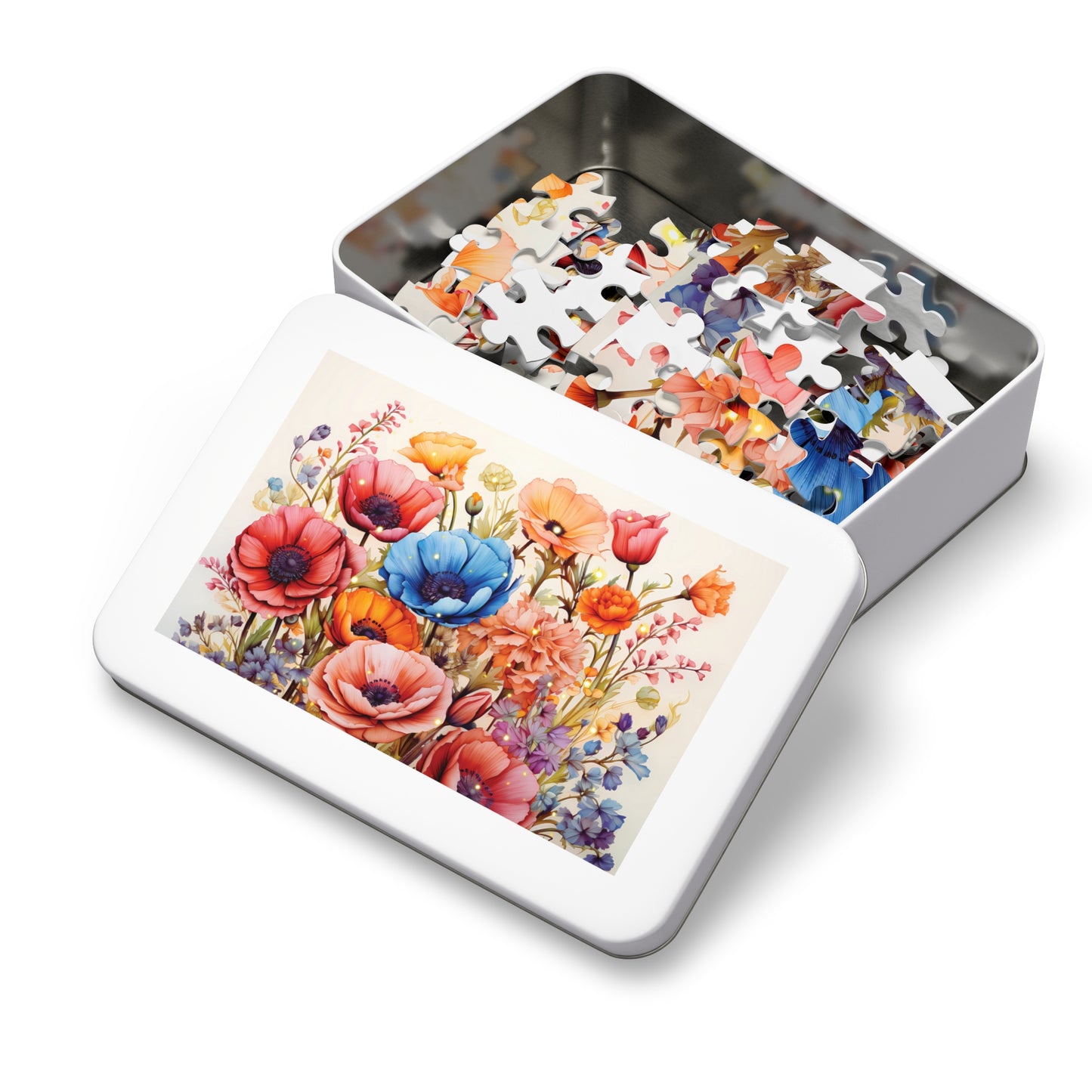 Jigsaw Puzzle, Floral, Personalised/Non-Personalised (30, 110, 252, 500,1000-Piece)