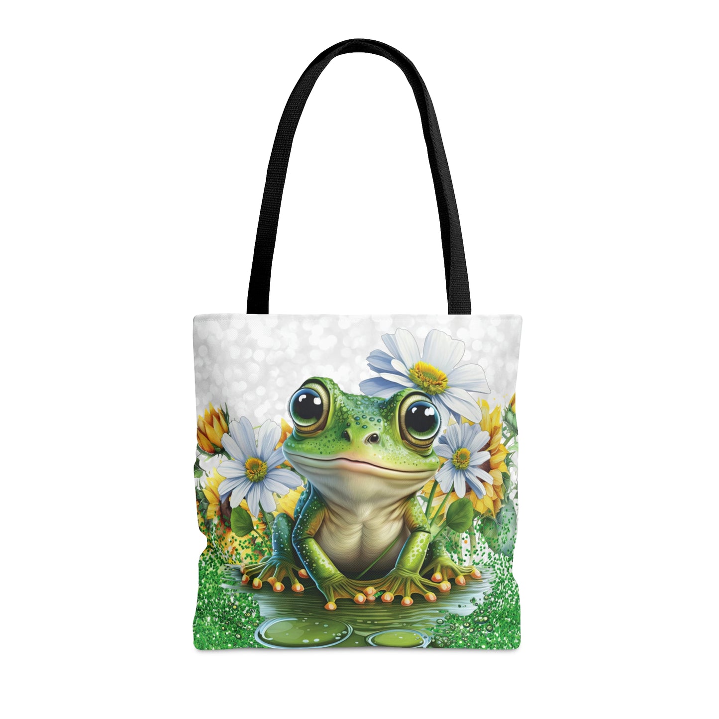 Personalised/Non-Personalised Tote Bag, Frog, Tote bag