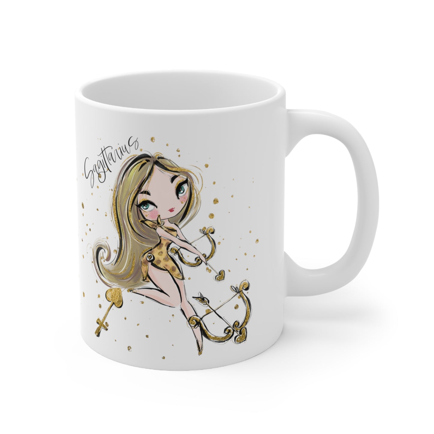 Zodiac Sign, Sagittarius, Ceramic Mug 11oz