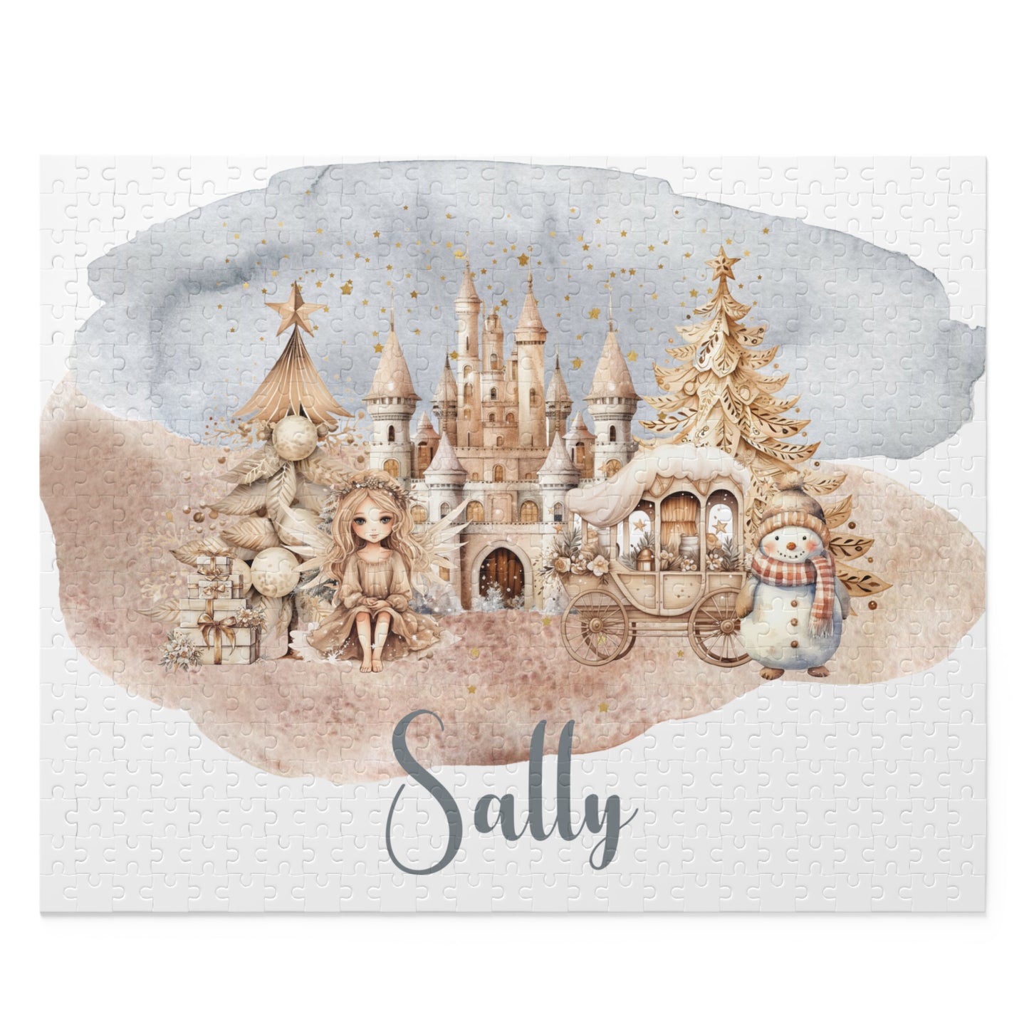 Puzzle, Christmas, Boho Fairy, Personalised/Non-Personalised, (120, 252, 500-Piece)