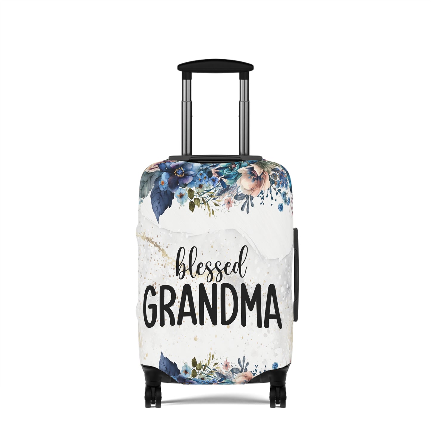 Luggage Cover, Floral, Blessed Grandma, awd-729