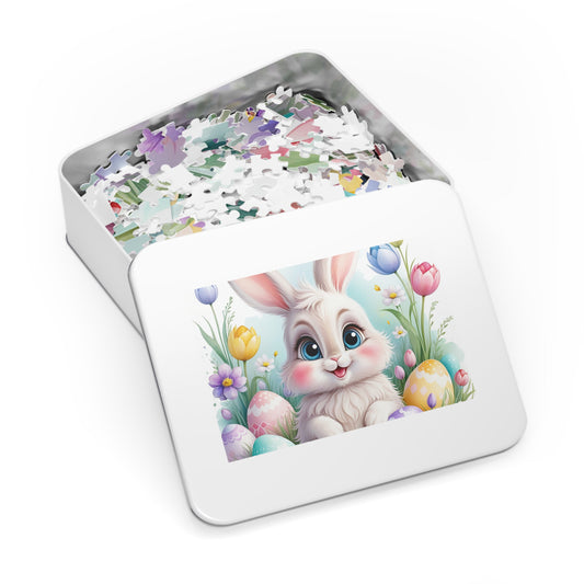 Puzzle, Easter, Rabbit, Personalised/Non-Personalised (30, 110, 252, 500,1000-Piece) awd-647