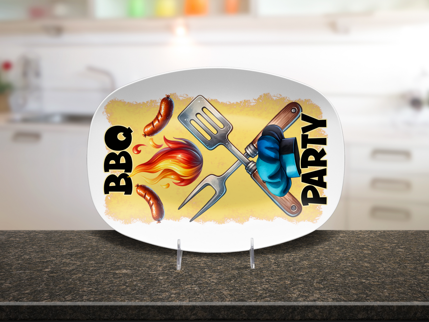 BBQ Party 10"x14" Platter