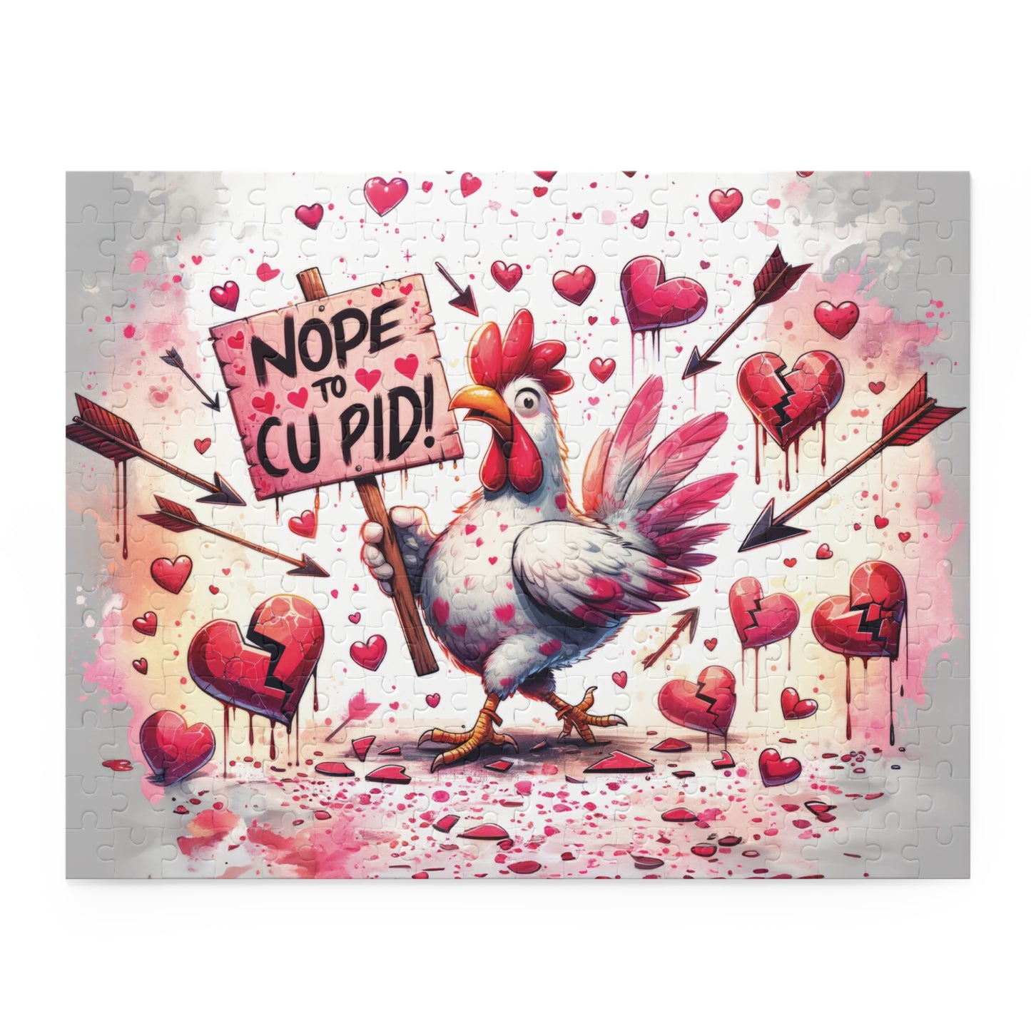 Personalised/Non-Personalised Puzzle, Chicken/Rooster (120, 252, 500-Piece)