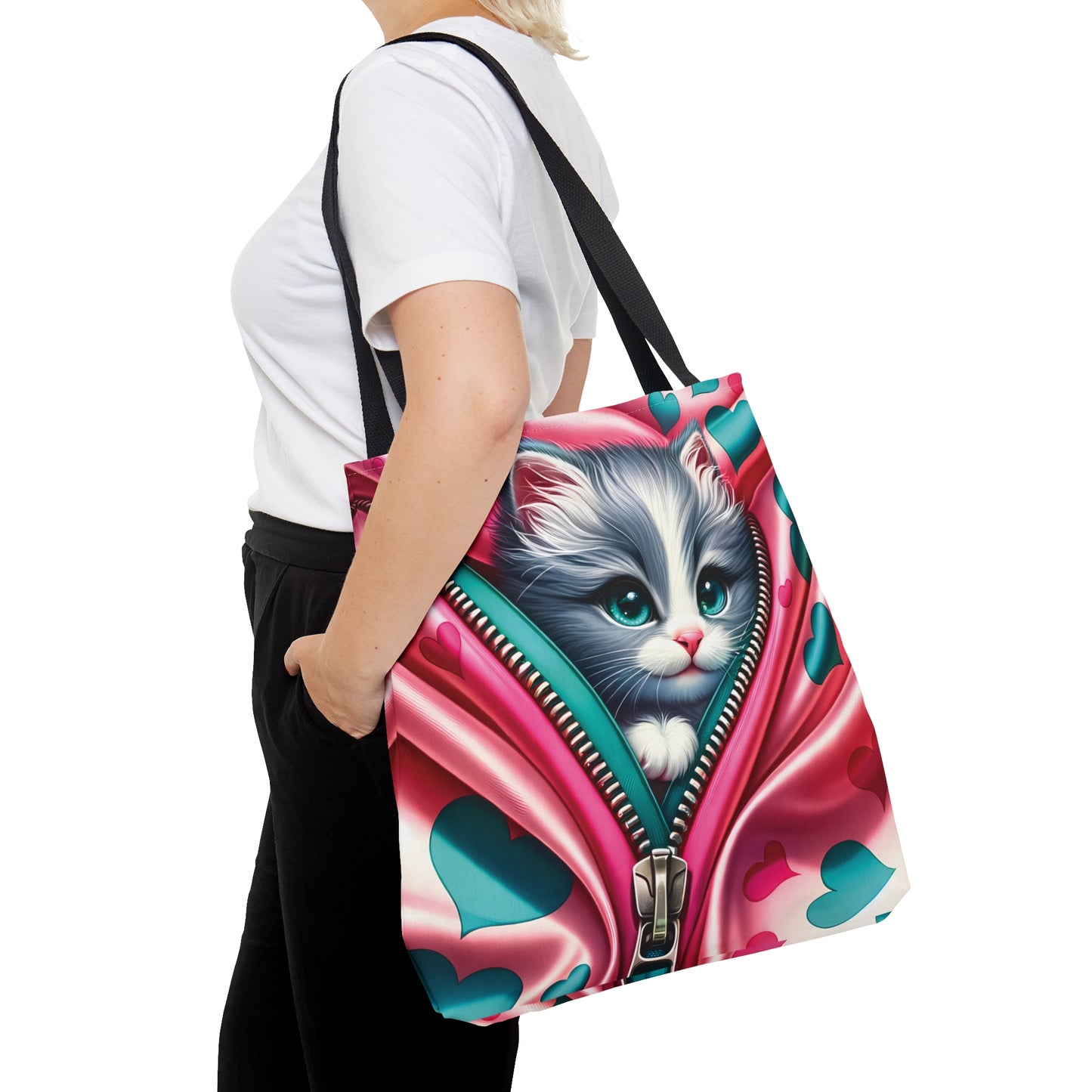 Tote Bag, Cat, Personalised/Non-Personalised Tote bag
