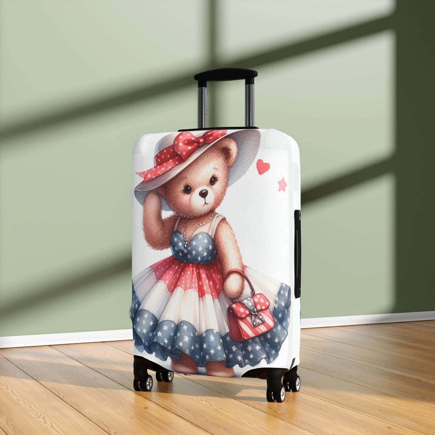 Luggage Cover, Teddy Bear, awd-3029