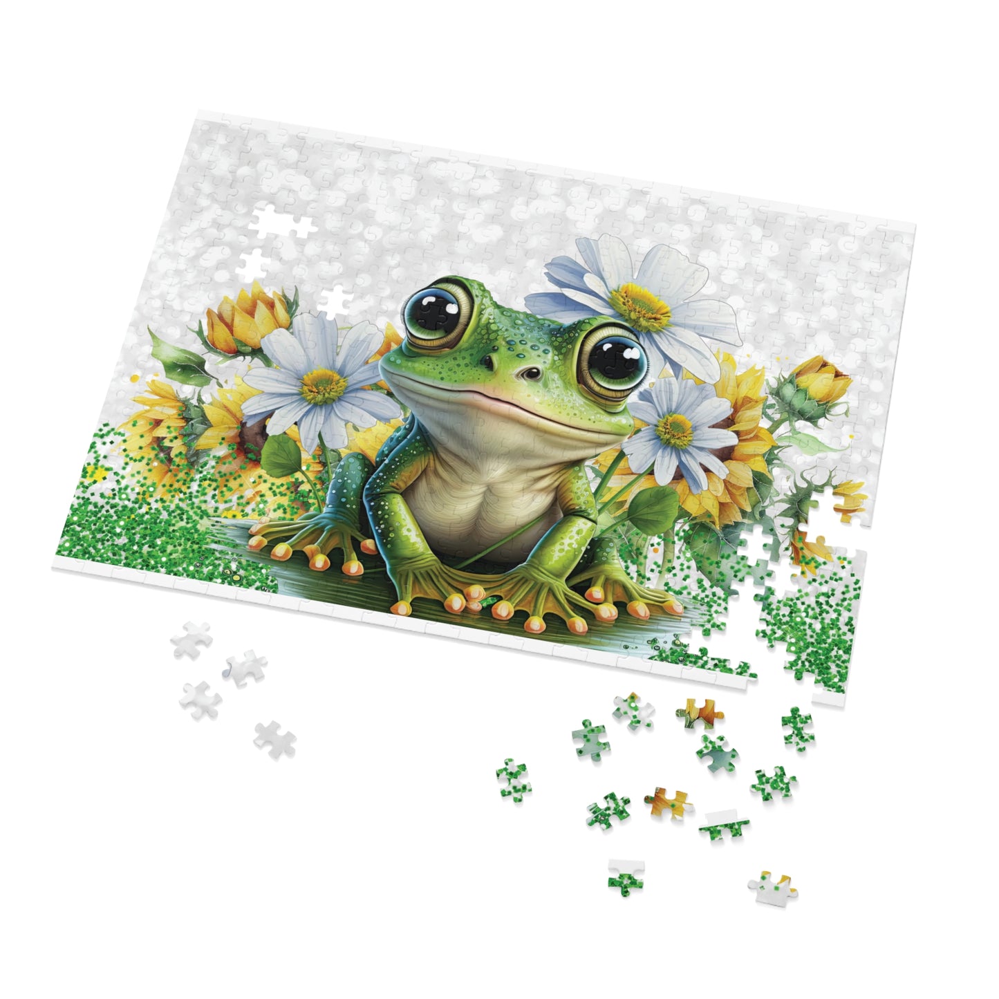 Jigsaw Puzzle, Frog, Personalised/Non-Personalised (30, 110, 252, 500,1000-Piece)