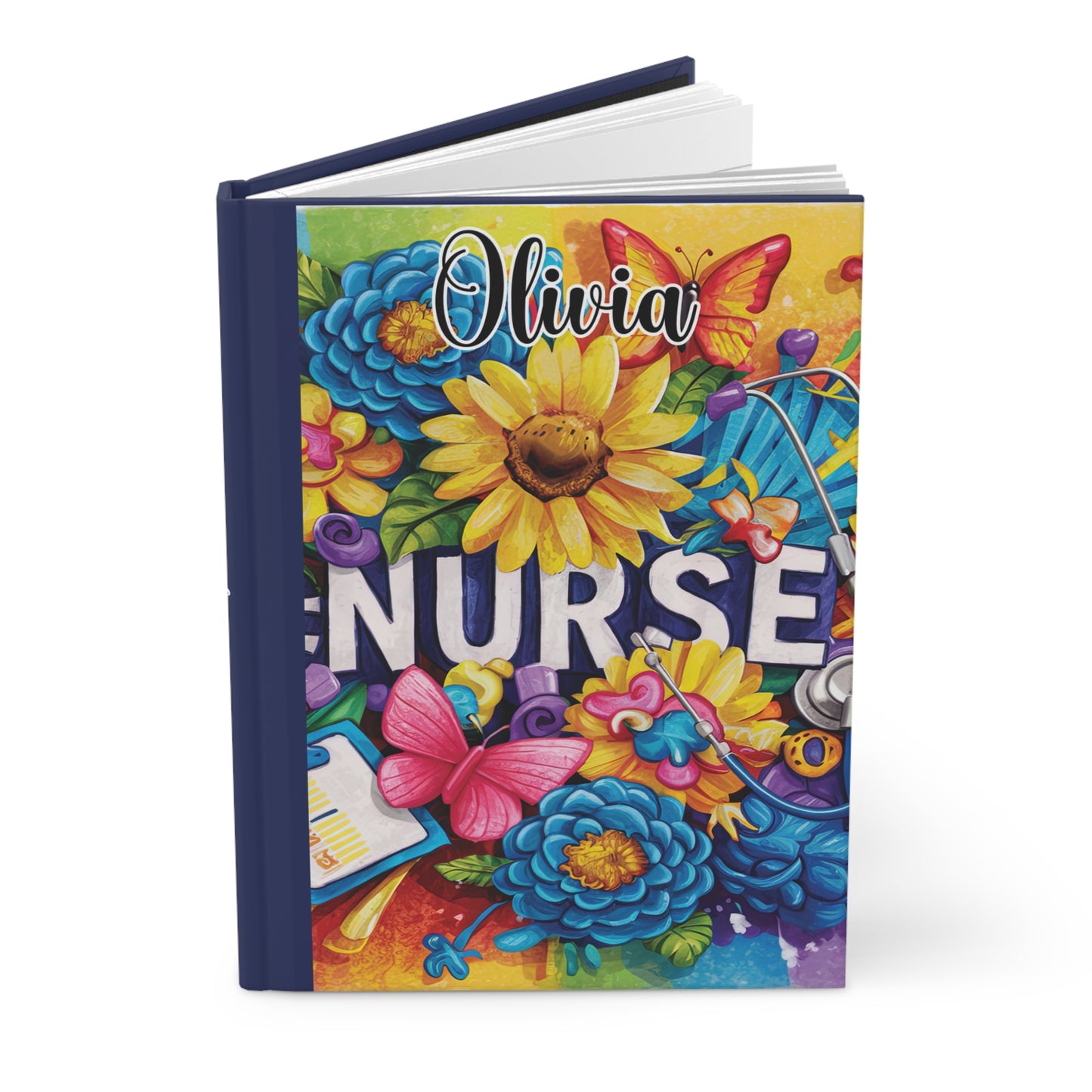 Personalised Hardcover Journal Matte, Nurse, awd-1728