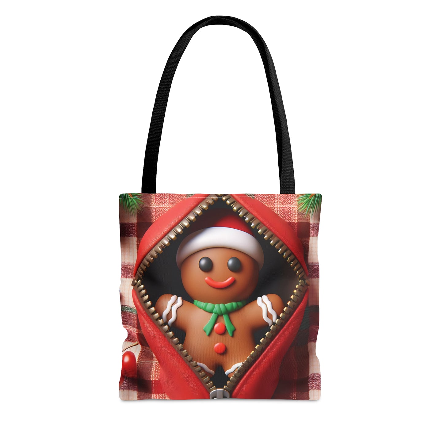 Tote Bag, Christmas, Gingerbread Man