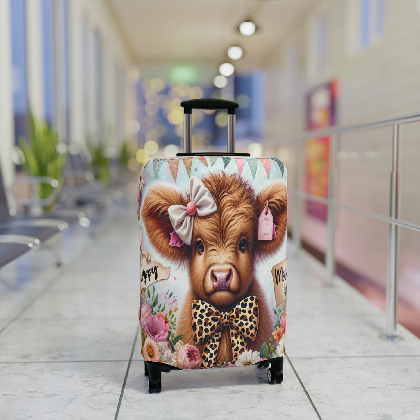 Luggage Cover, Highland Cow, awd-5012