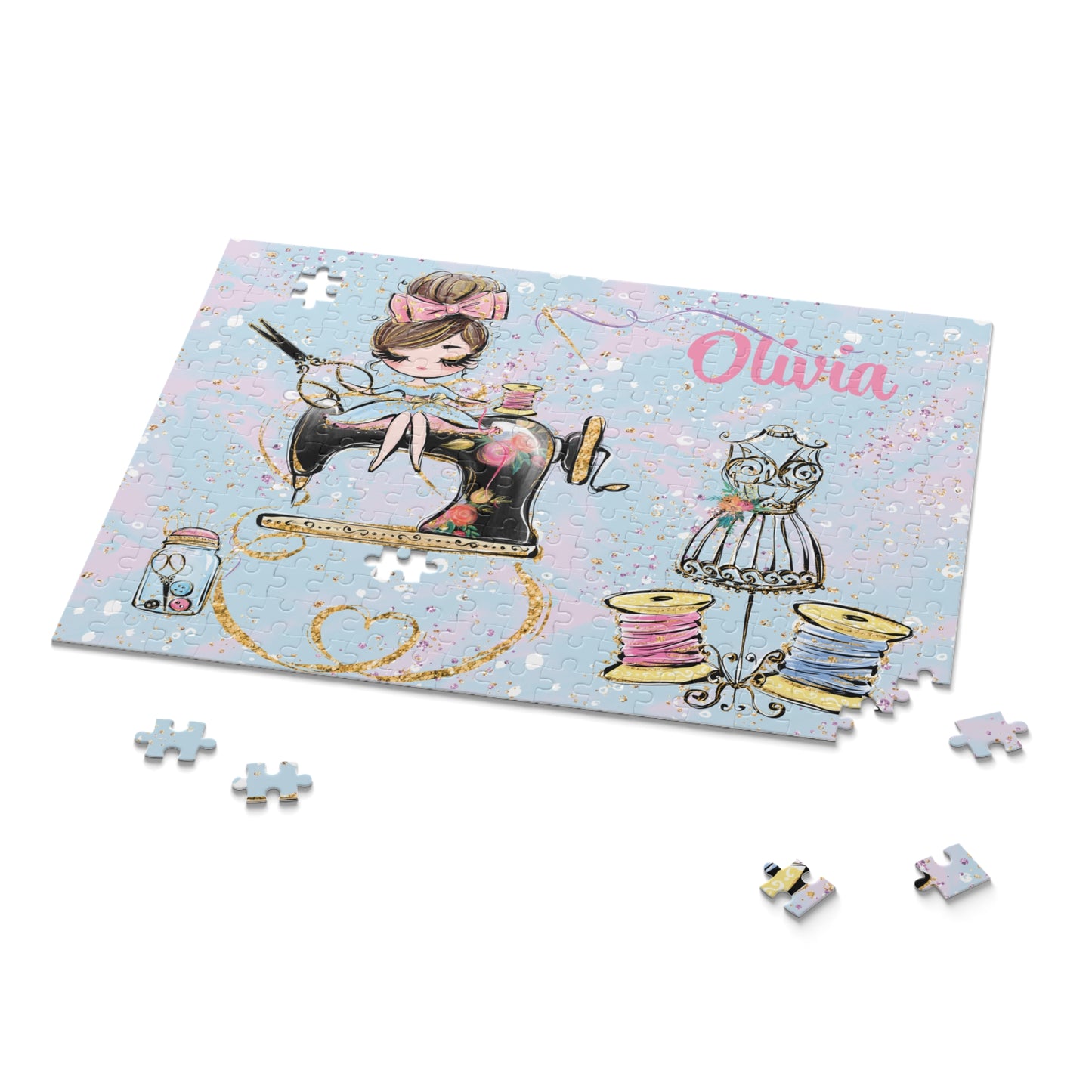 Personalised/Non-Personalised Puzzle, Sewing (120, 252, 500-Piece)