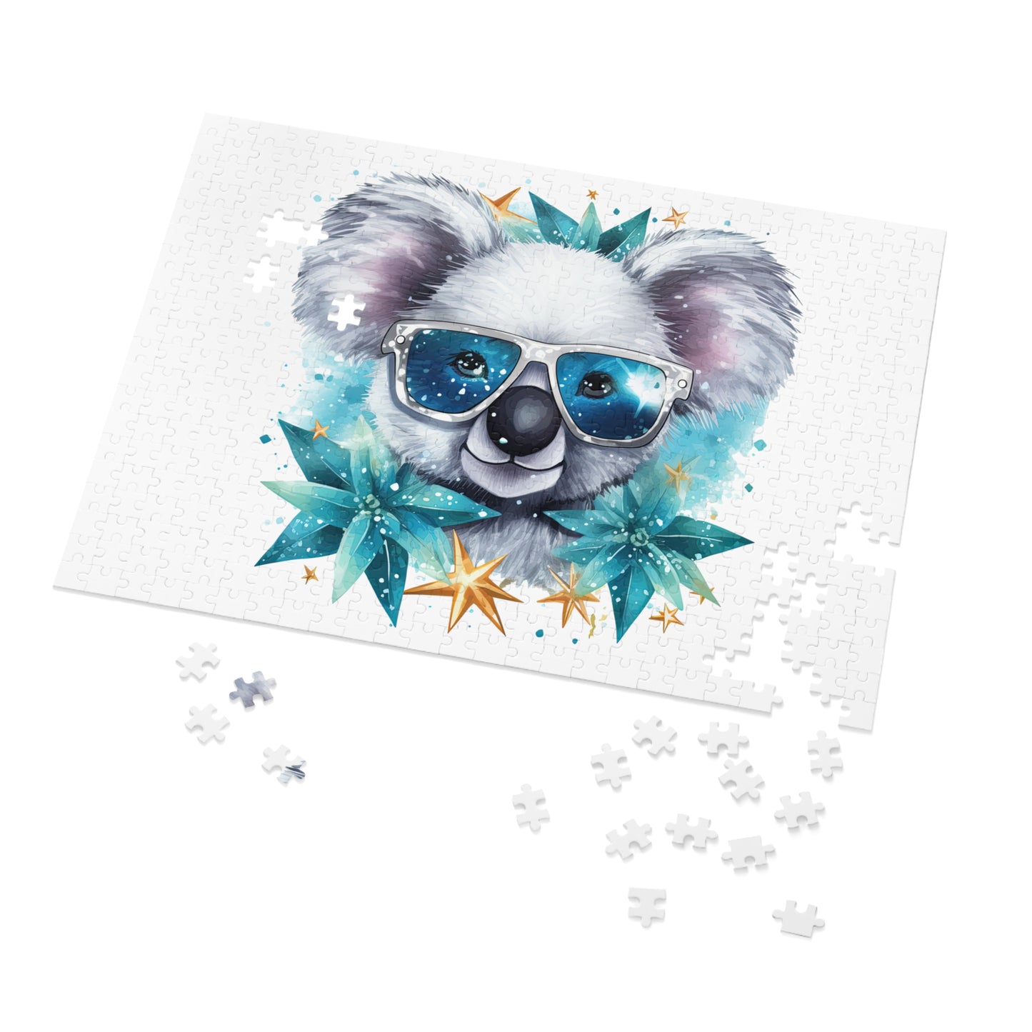 Jigsaw Puzzle in Tin, Australian Animals, Koala, Personalised/Non-Personalised, awd-510 (30, 110, 252, 500,1000-Piece)