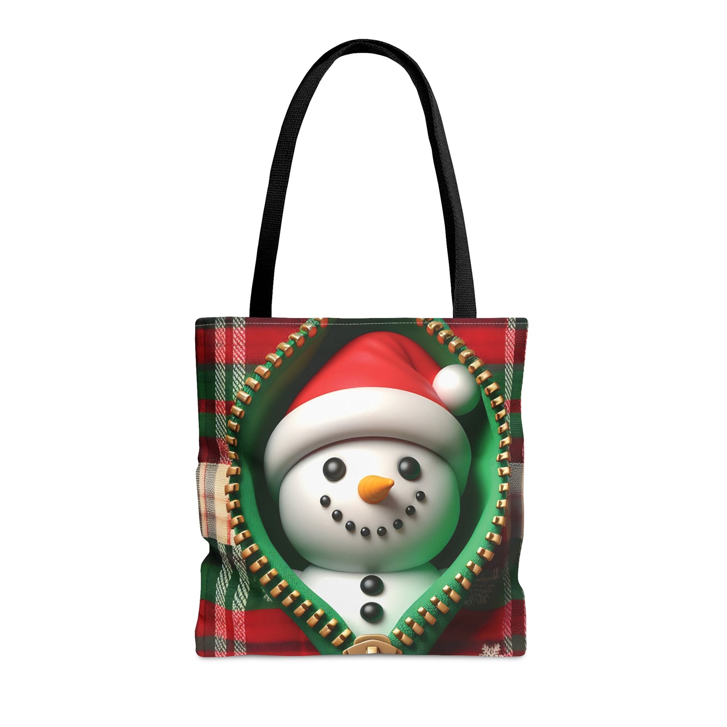 Tote Bag, Christmas, Snowman, Personalised/Non-Personalised Tote bag