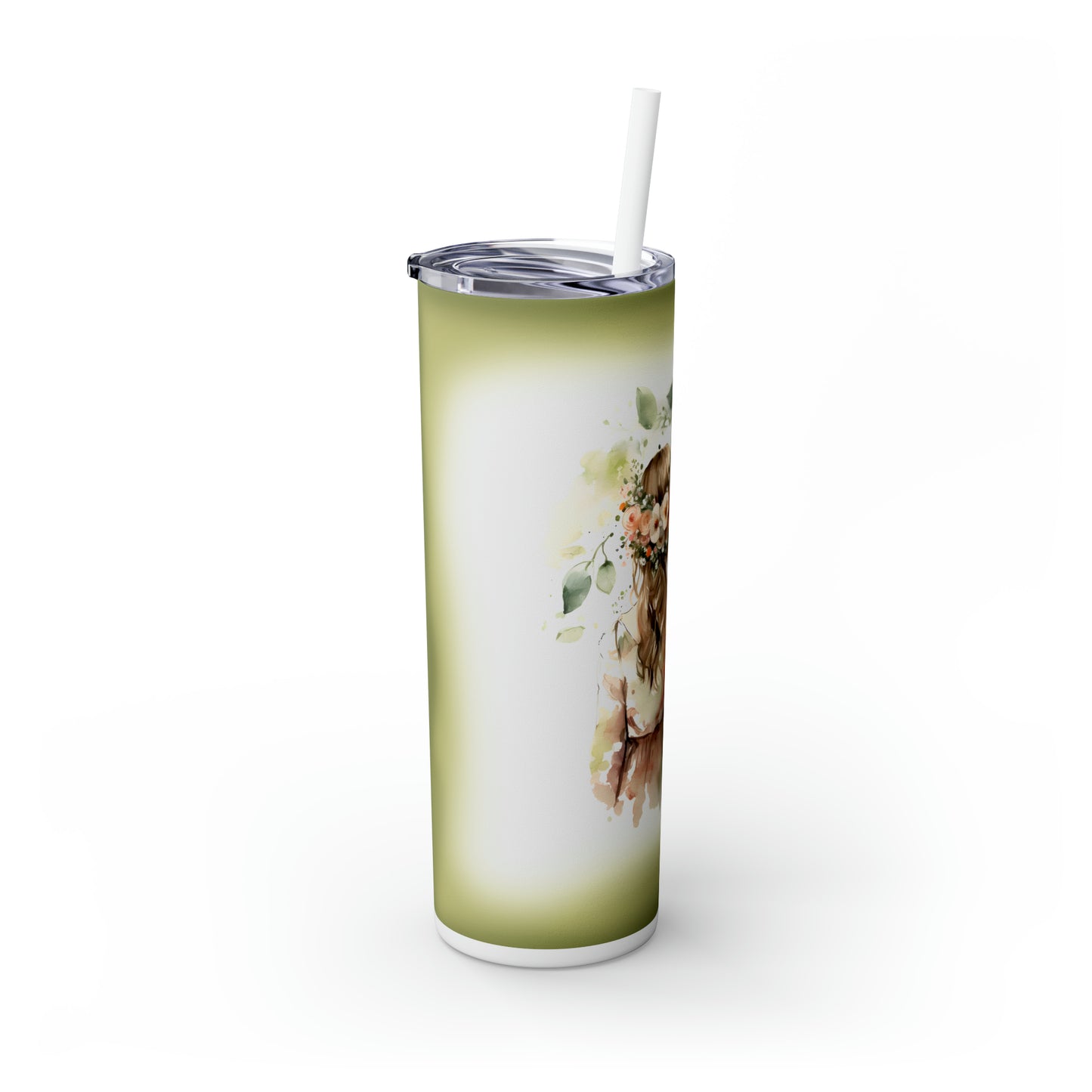 Skinny Tumbler with Straw, 20oz, Best Friends, awd-714