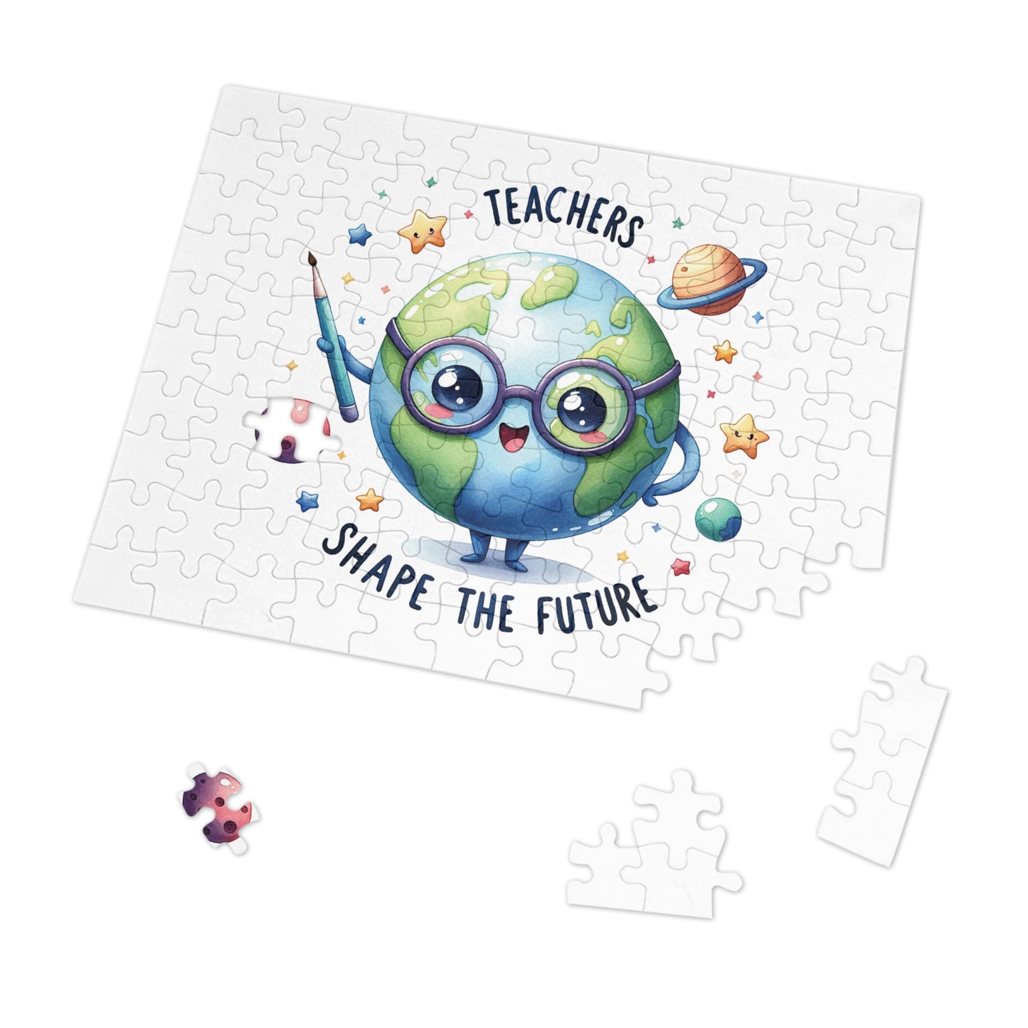 Jigsaw Puzzle, Teacher, Personalised/Non-Personalised (30, 110, 252, 500,1000-Piece)