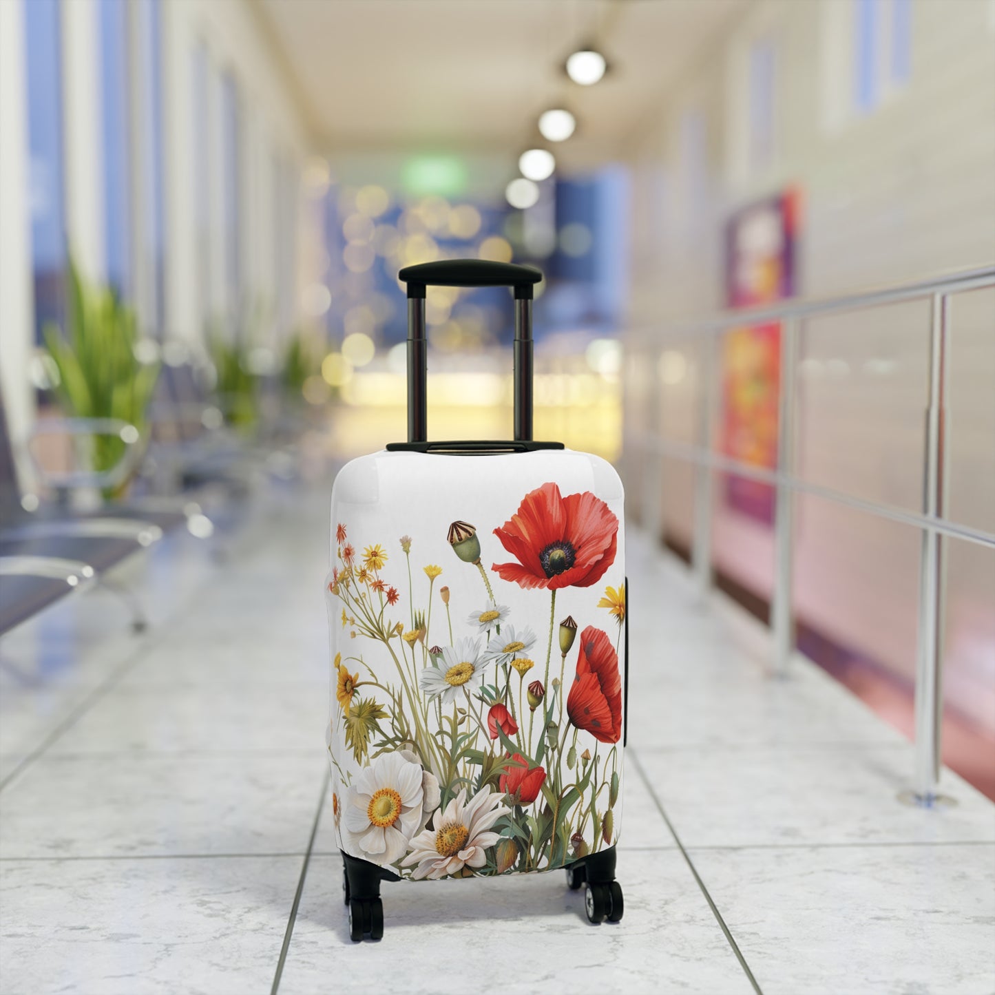 Luggage Cover, Floral, Wildflowers, awd-3043