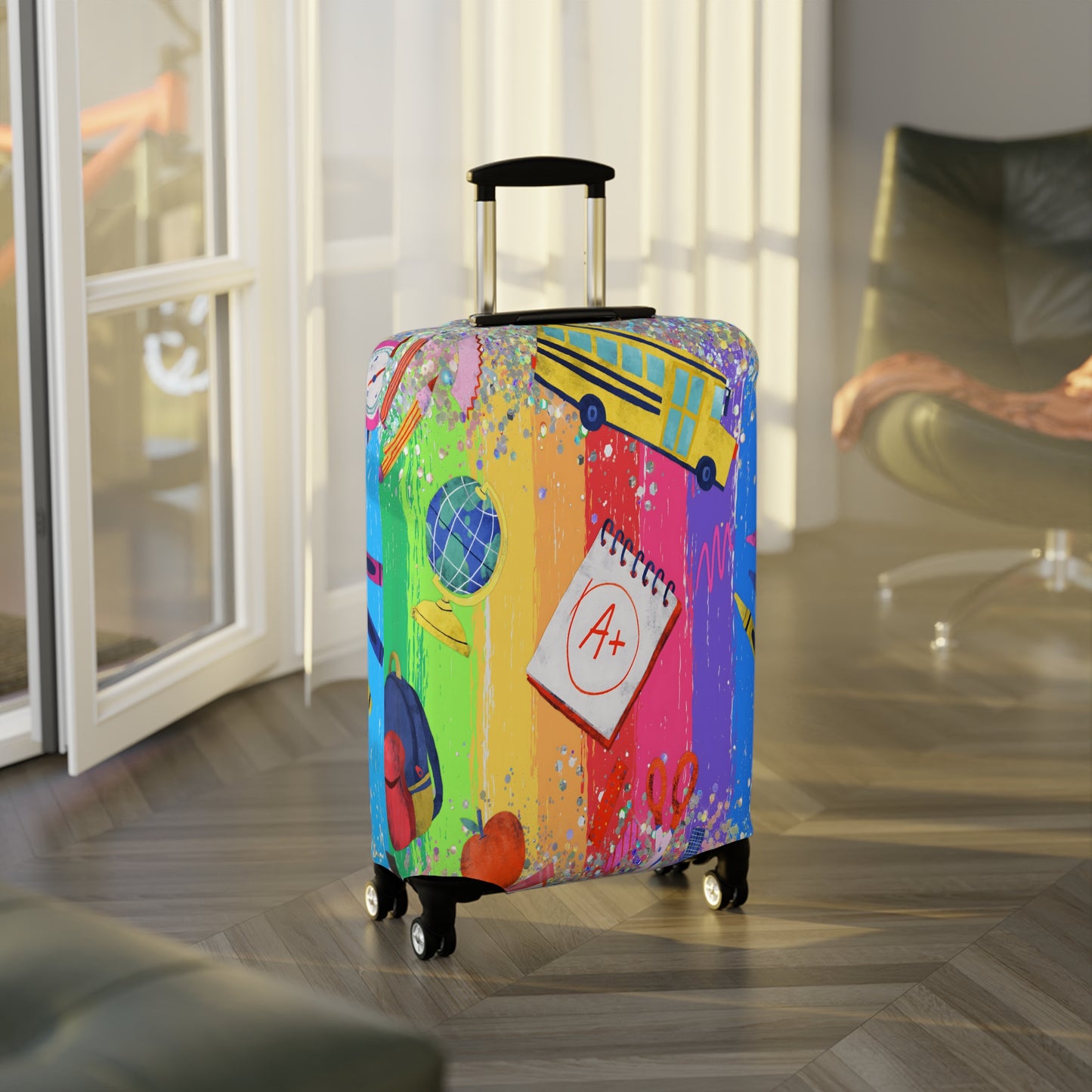 Luggage Cover, Teacher, School, awd-537