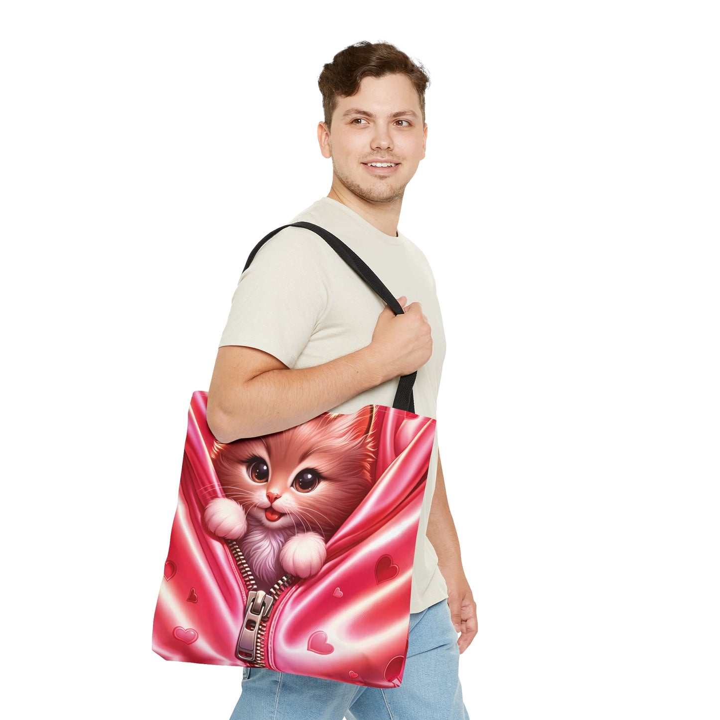 Tote Bag, Cat, Personalised/Non-Personalised Tote bag