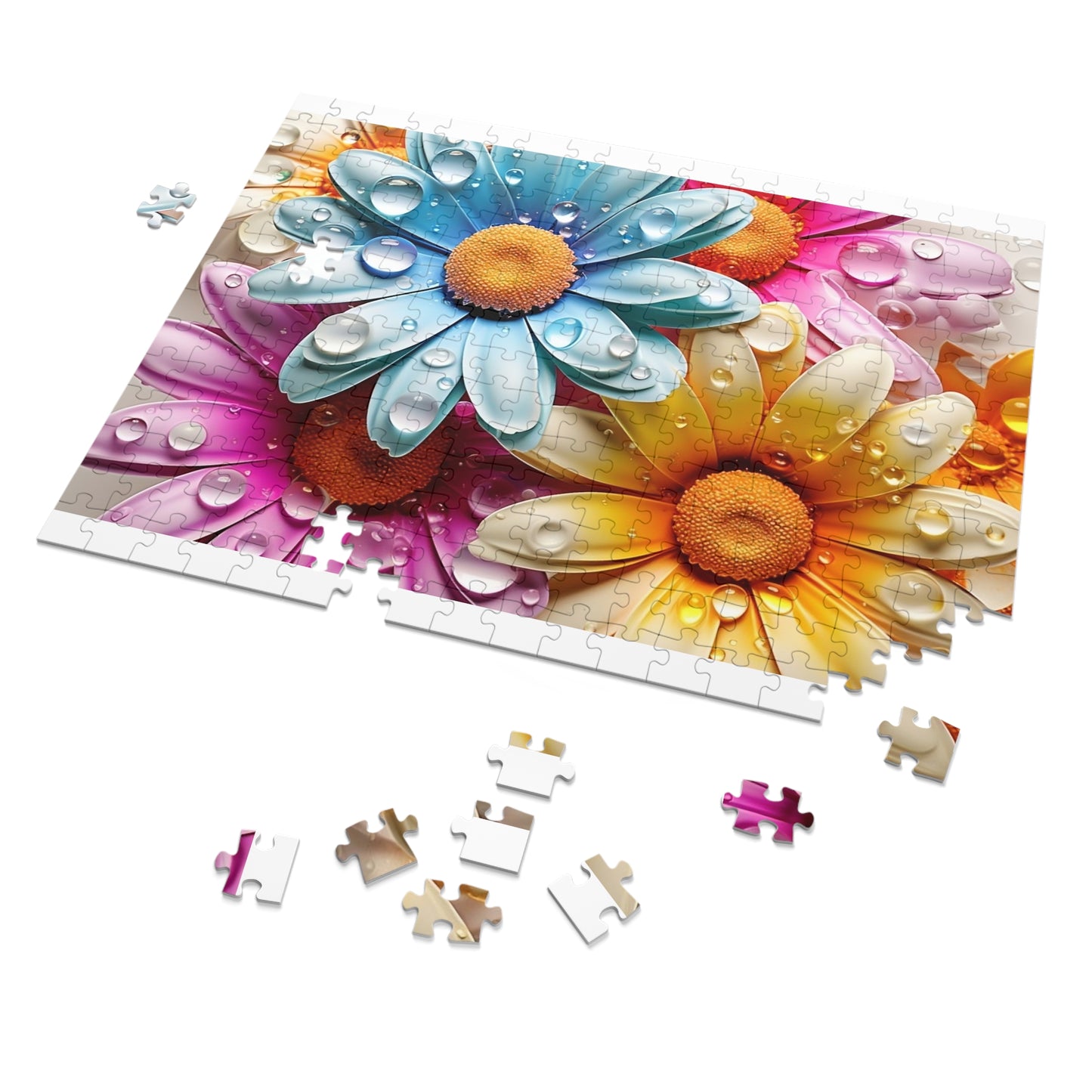 Jigsaw Puzzle, Floral, Personalised/Non-Personalised (30, 110, 252, 500,1000-Piece)