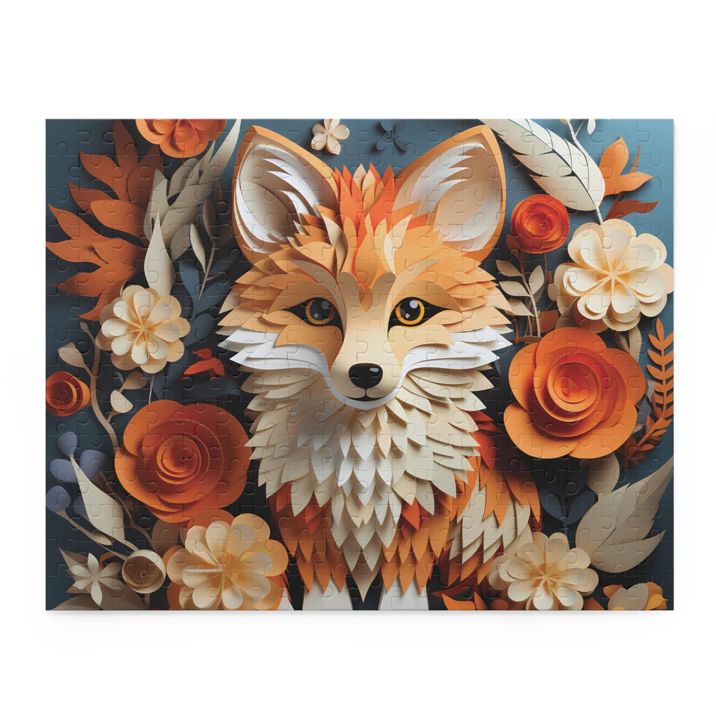 Personalised/Non-Personalised Puzzle, Fox (120, 252, 500-Piece)