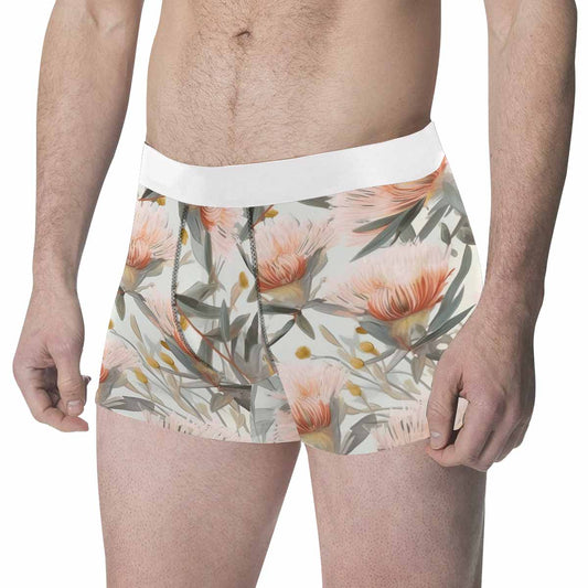 Australian Wattle Men's All Over Print Boxer Briefs (Made In AUS)