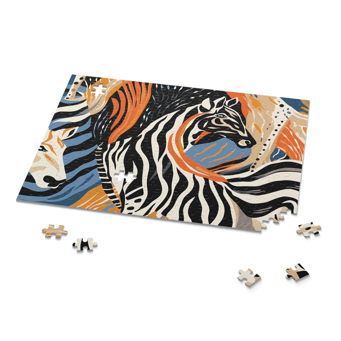 Personalised/Non-Personalised Puzzle, Zebra (120, 252, 500-Piece)