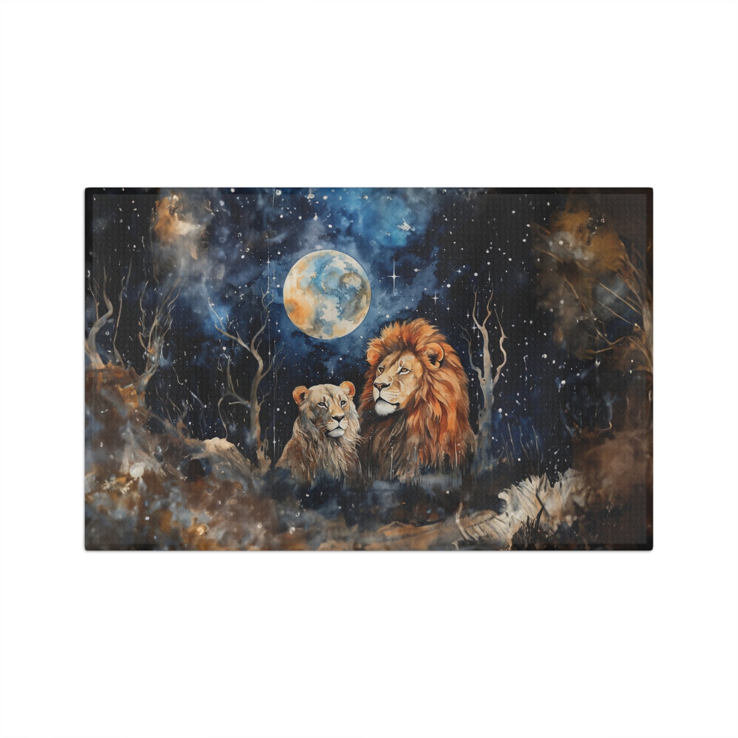 Microfiber Tea Towel Lions