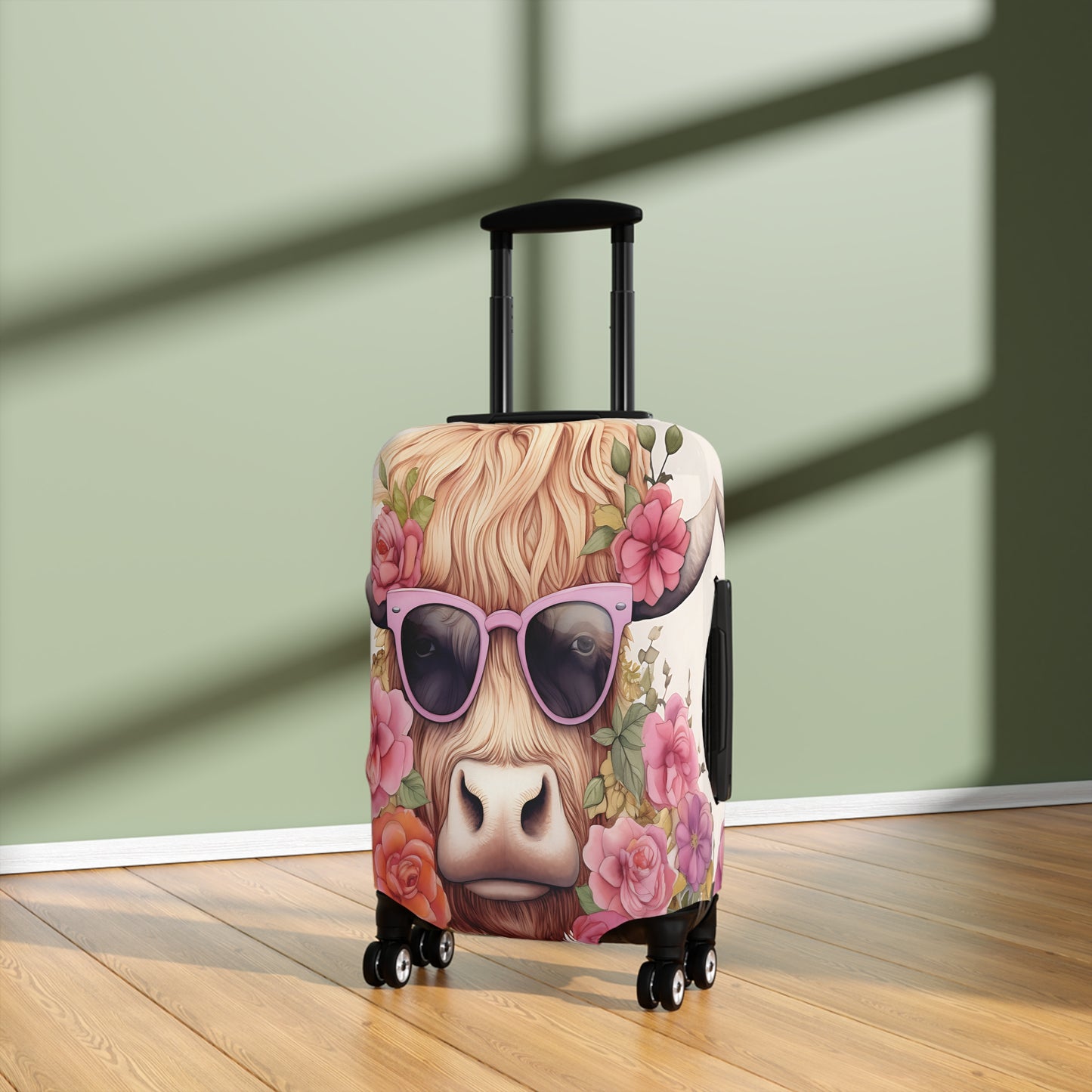 Luggage Cover, Highland Cow, awd-013