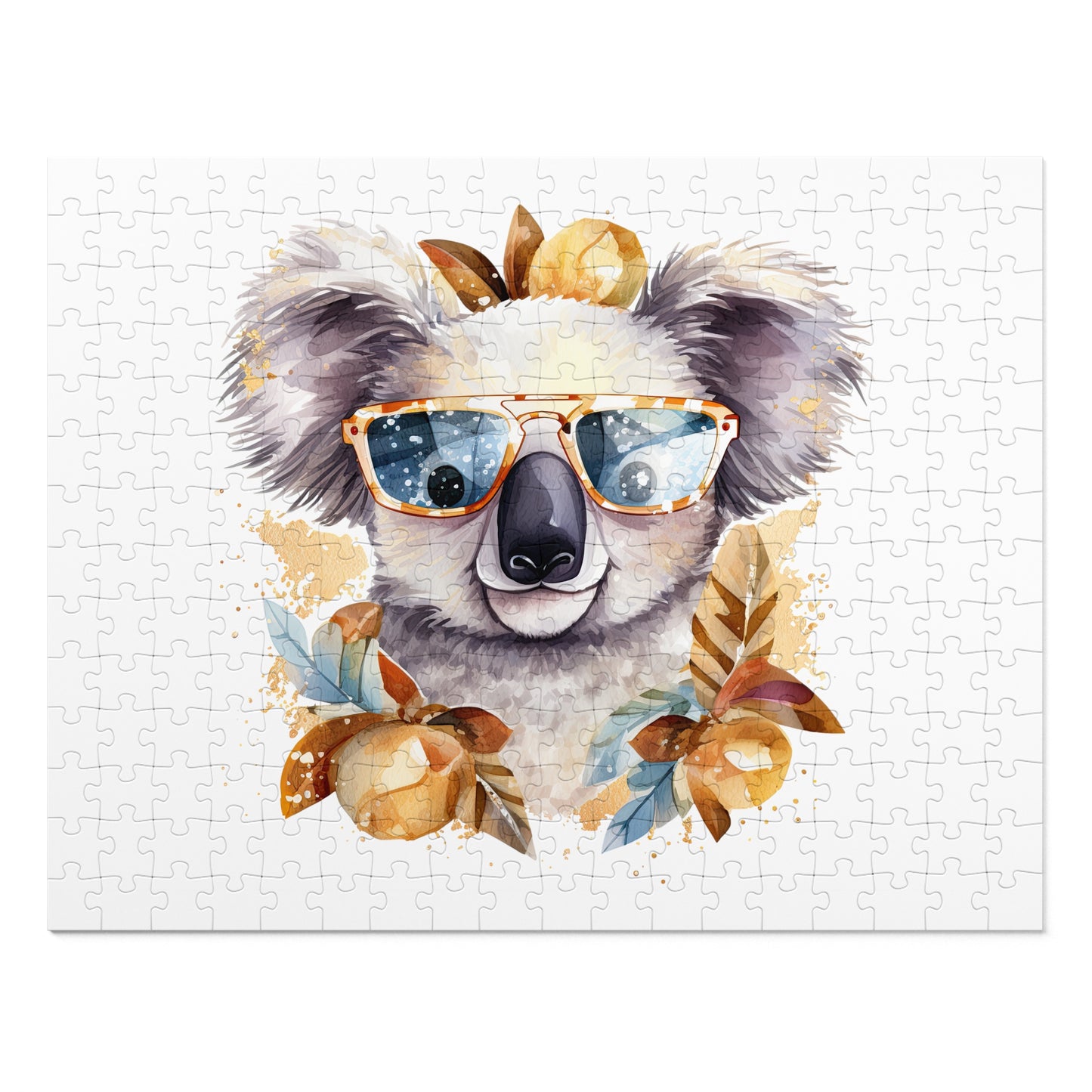 Jigsaw Puzzle in Tin, Australian Animals, Koala, Personalised/Non-Personalised, awd-509 (30, 110, 252, 500,1000-Piece)