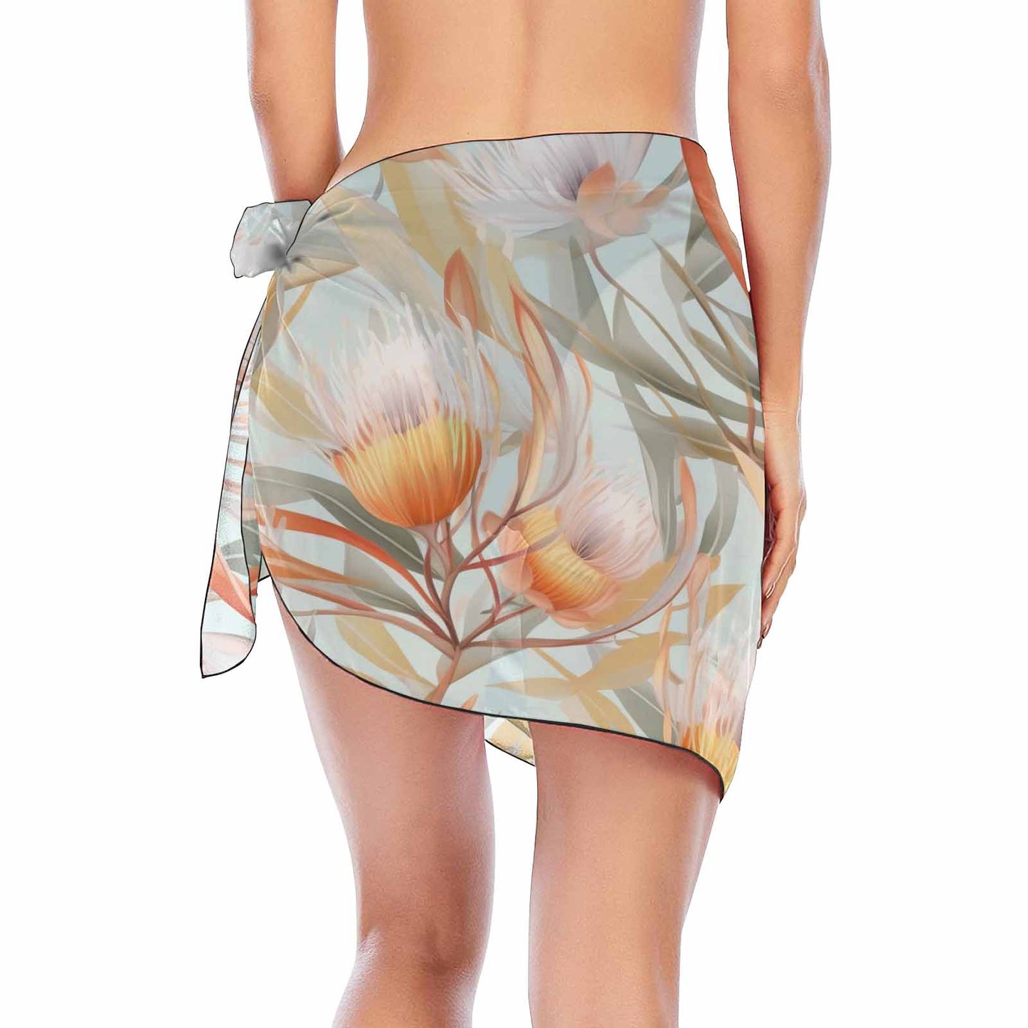 Australian Floral 5  Women's Beach Sarong Wrap