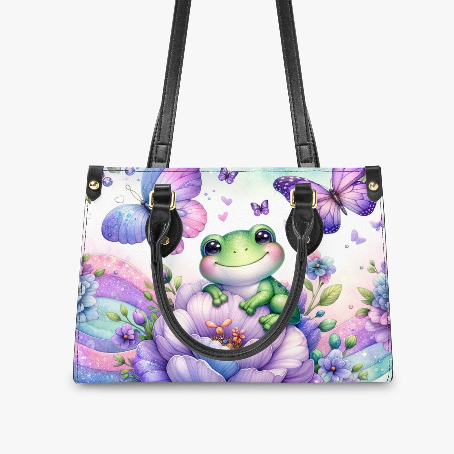 Women's Tote Bag - Long Strap - Frog