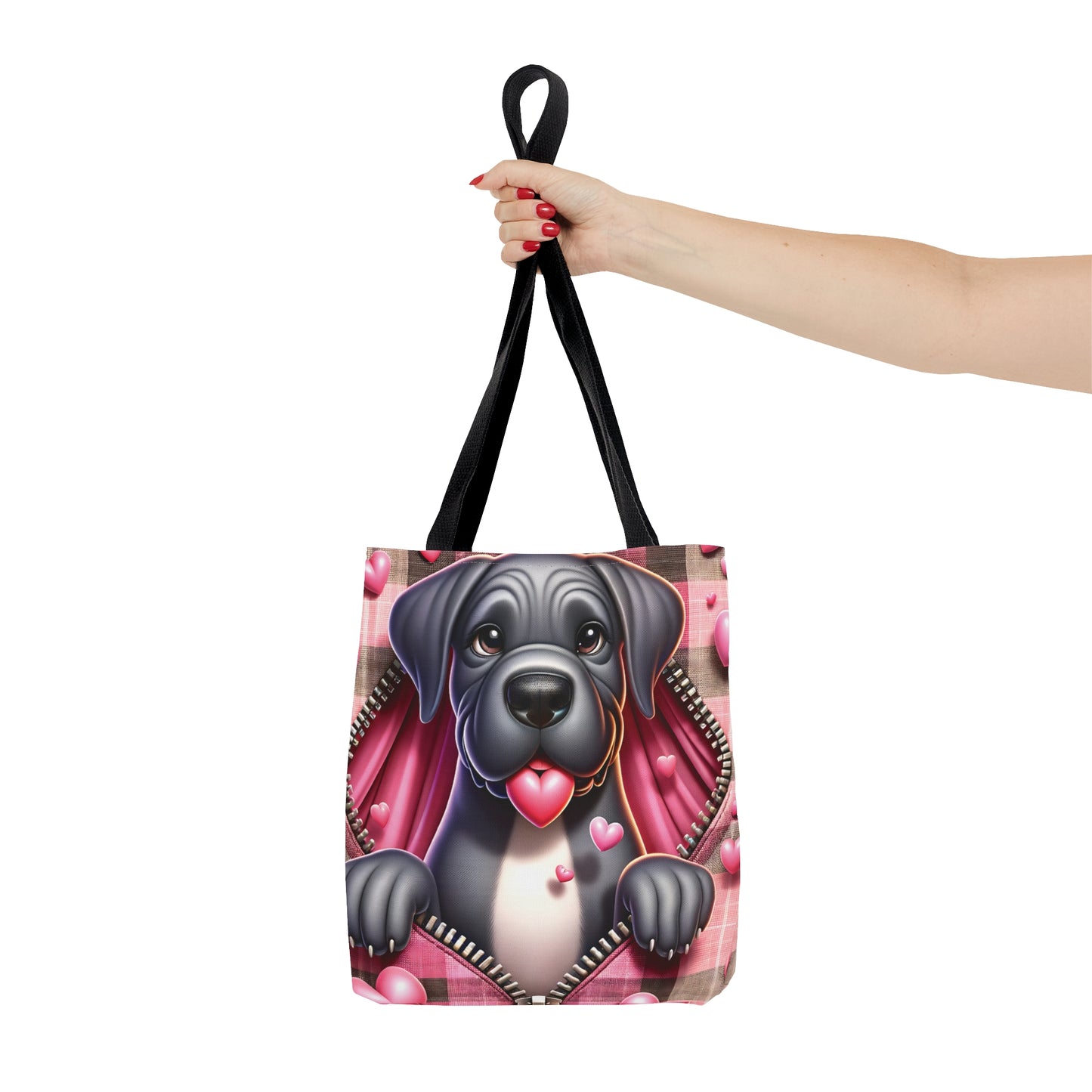 Tote Bag, Cute Dog, Personalised/Non-Personalised Tote bag