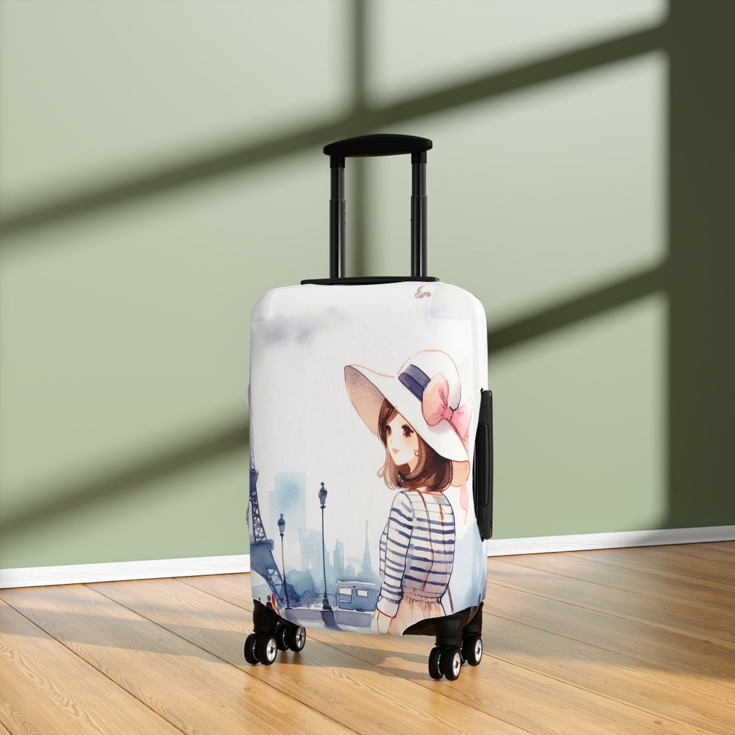 Luggage Cover, Just a Girl Who loves Travelling, awd-2105