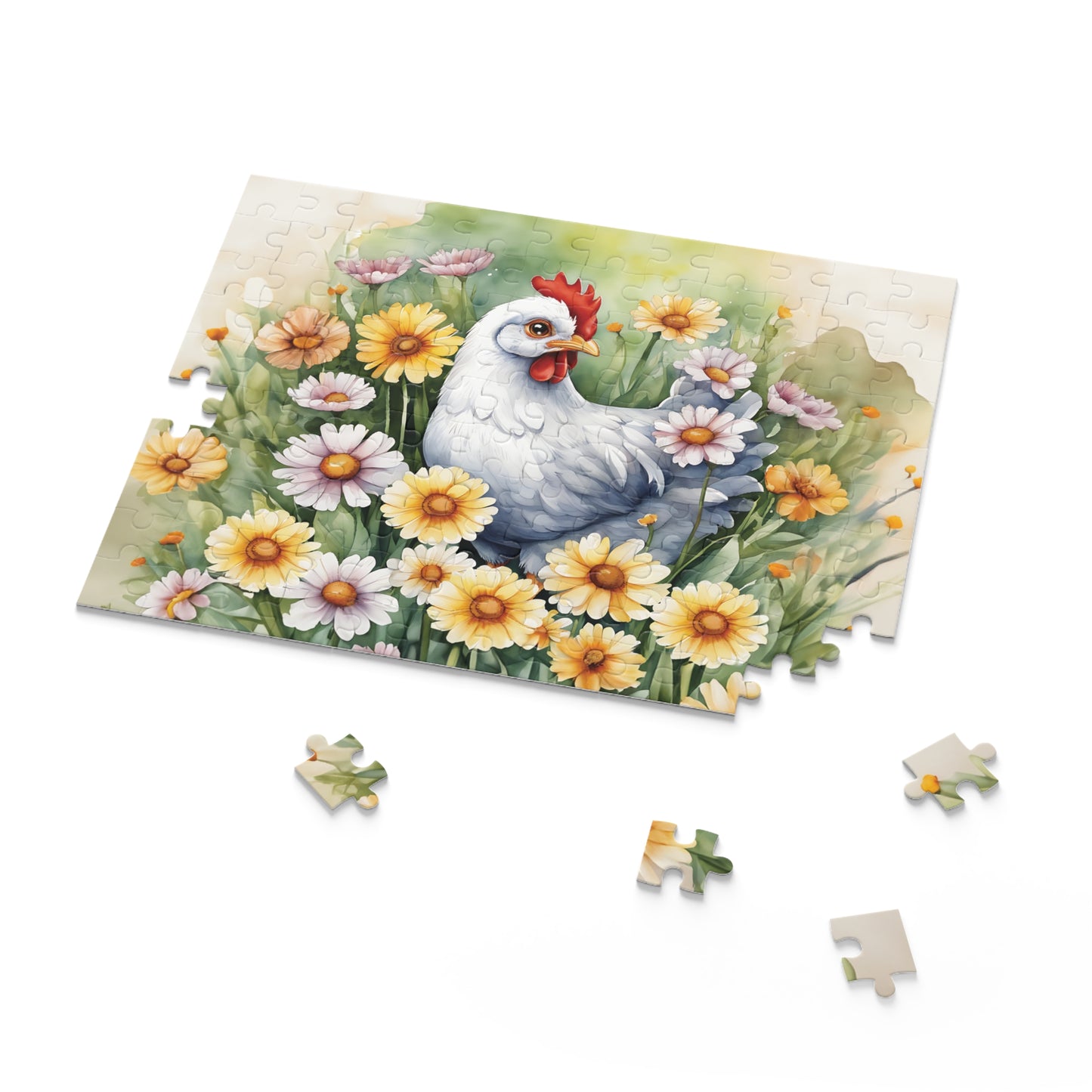 Personalised/Non-Personalised Puzzle, Chicken (120, 252, 500-Piece)