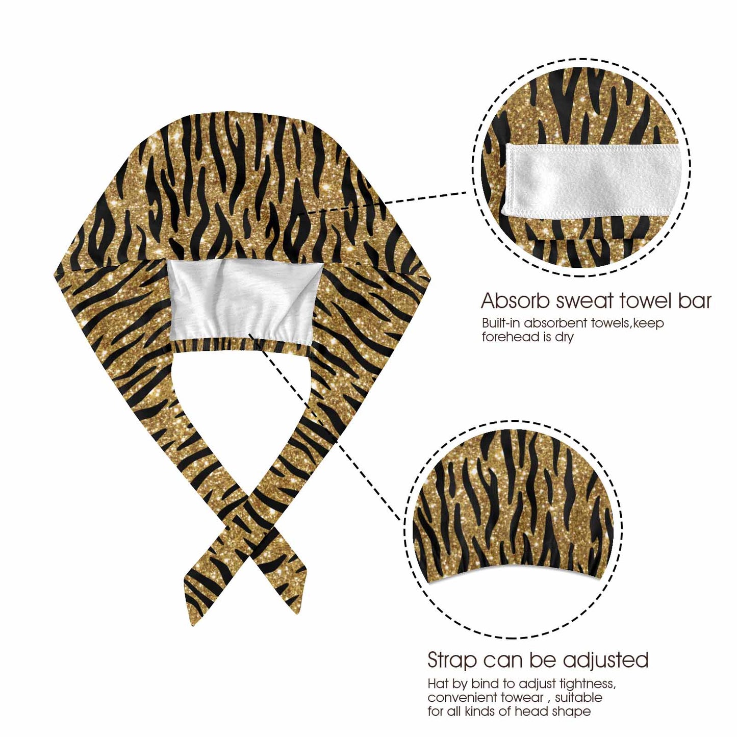 Nurse Scrub Cap Animal Print 2  Scrub Cap