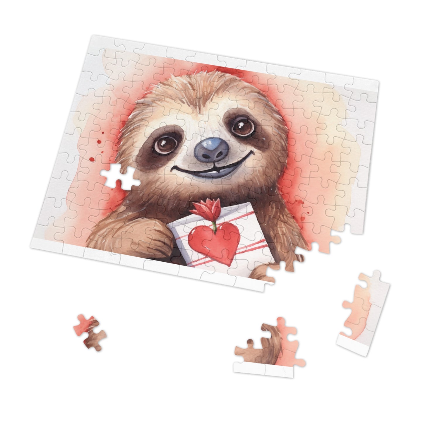 Jigsaw Puzzle, Sloth, Personalised/Non-Personalised (30, 110, 252, 500,1000-Piece)