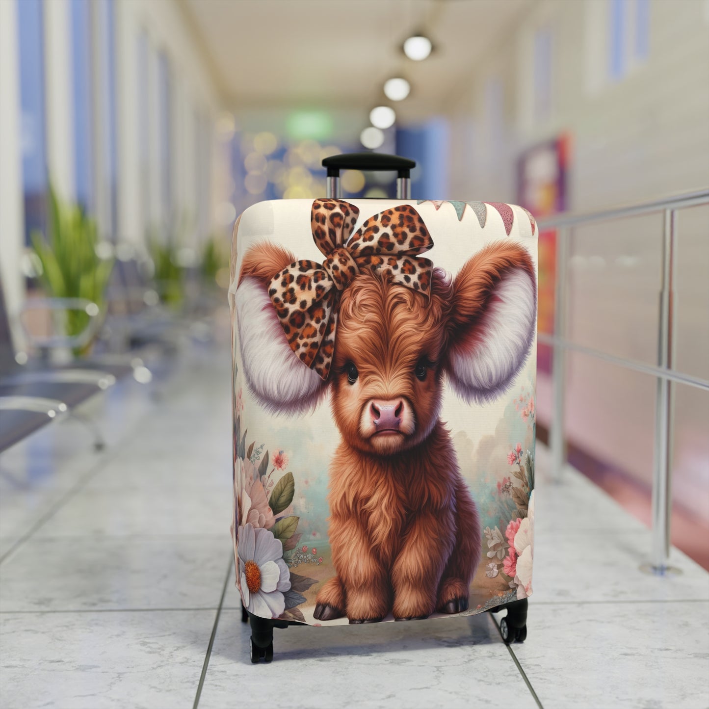 Luggage Cover, Highland Cow, awd-5016