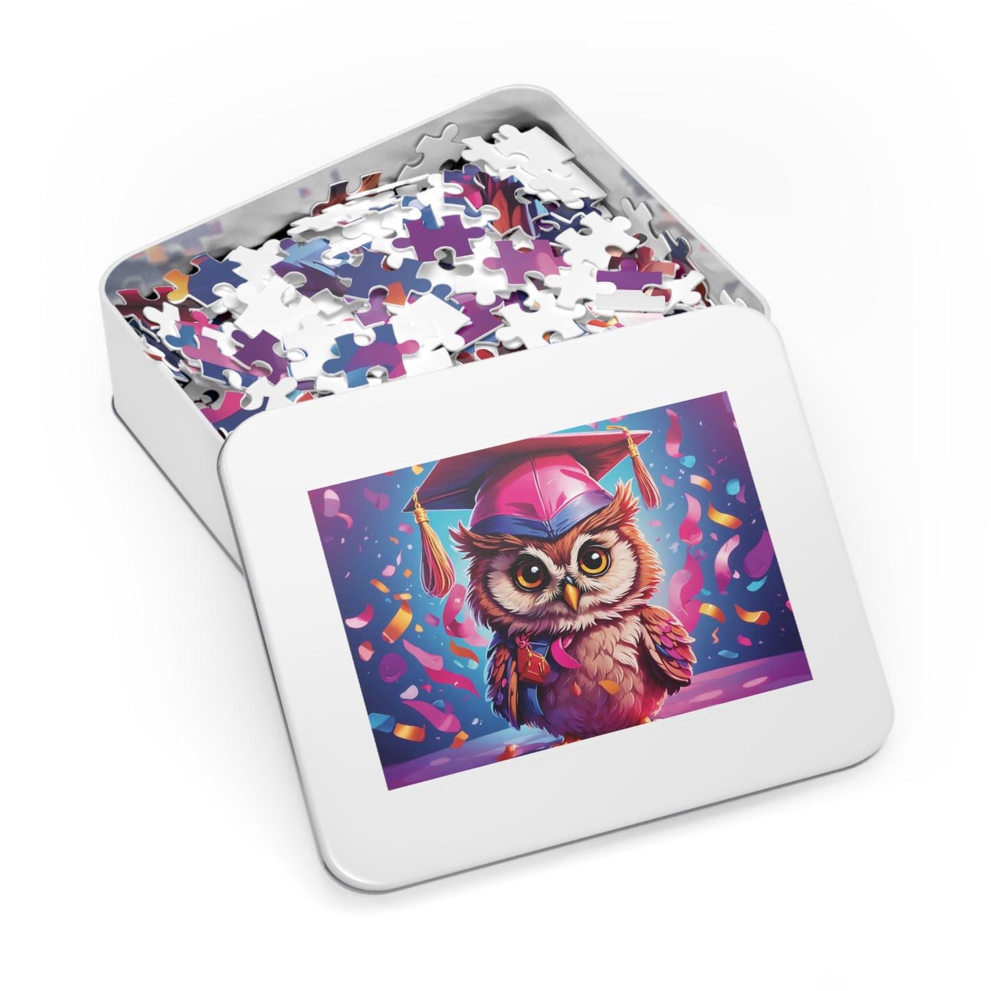 Jigsaw Puzzle, Owl, Personalised/Non-Personalised (30, 110, 252, 500,1000-Piece)