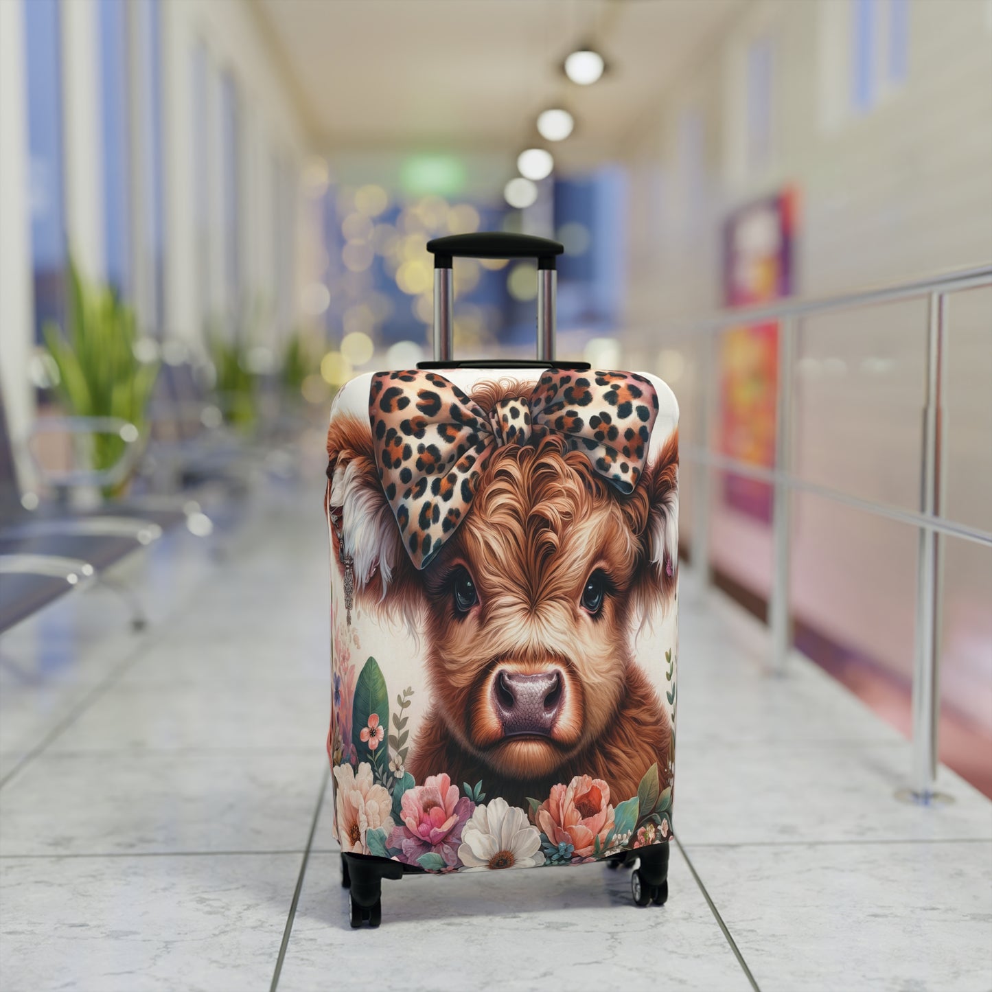 Luggage Cover, Highland Cow, awd-5007