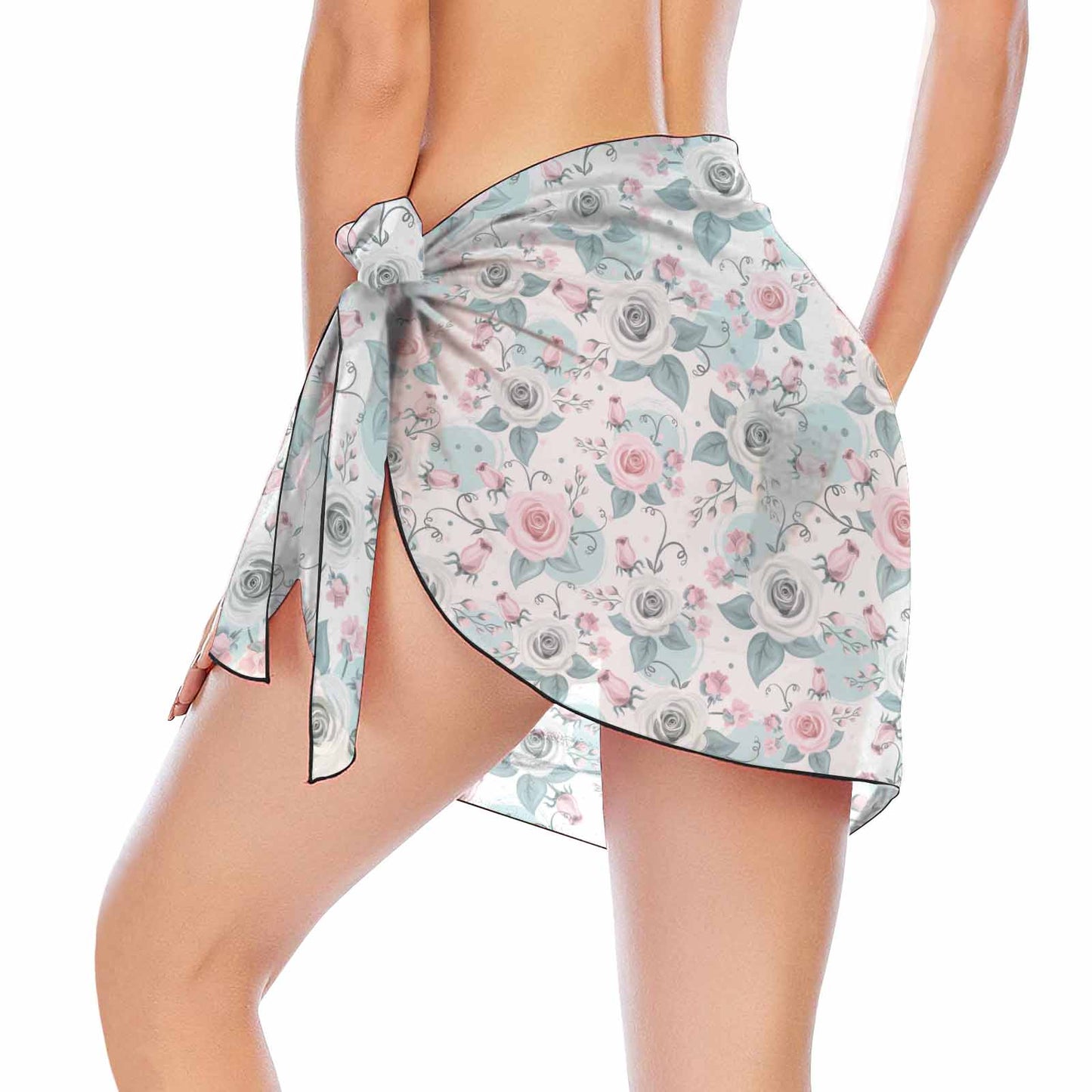 Roses 2  Women's Beach Sarong Wrap