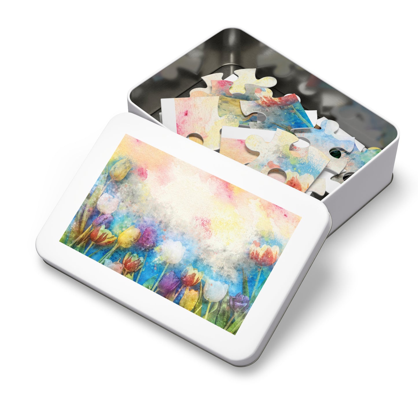 Jigsaw Puzzle, Floral, Personalised/Non-Personalised (30, 110, 252, 500,1000-Piece)