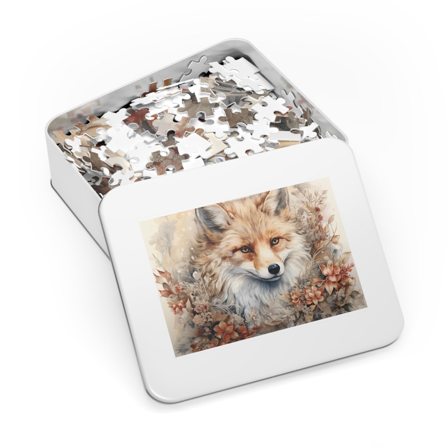 Jigsaw Puzzle, Fox, Personalised/Non-Personalised (30, 110, 252, 500,1000-Piece)