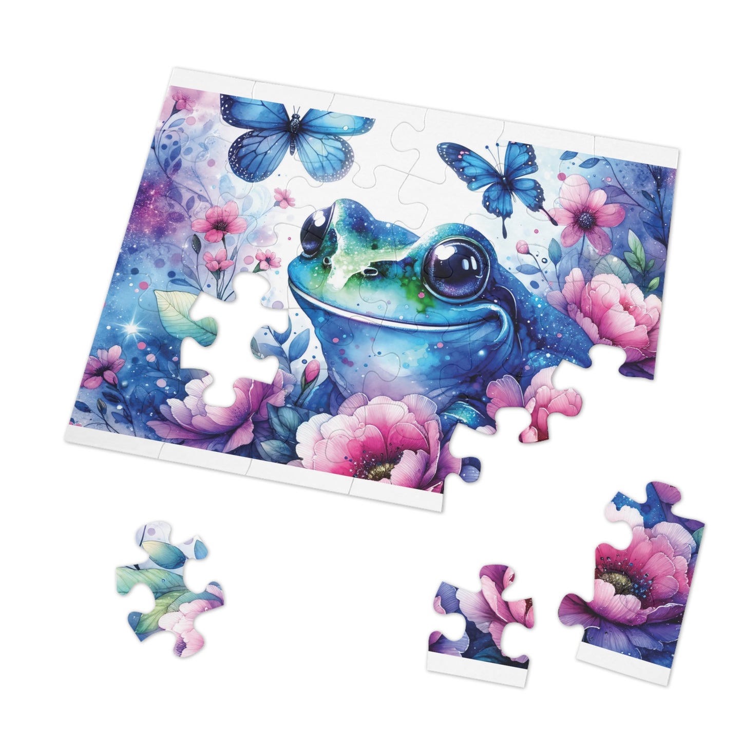 Jigsaw Puzzle, Frog, Personalised/Non-Personalised (30, 110, 252, 500,1000-Piece)