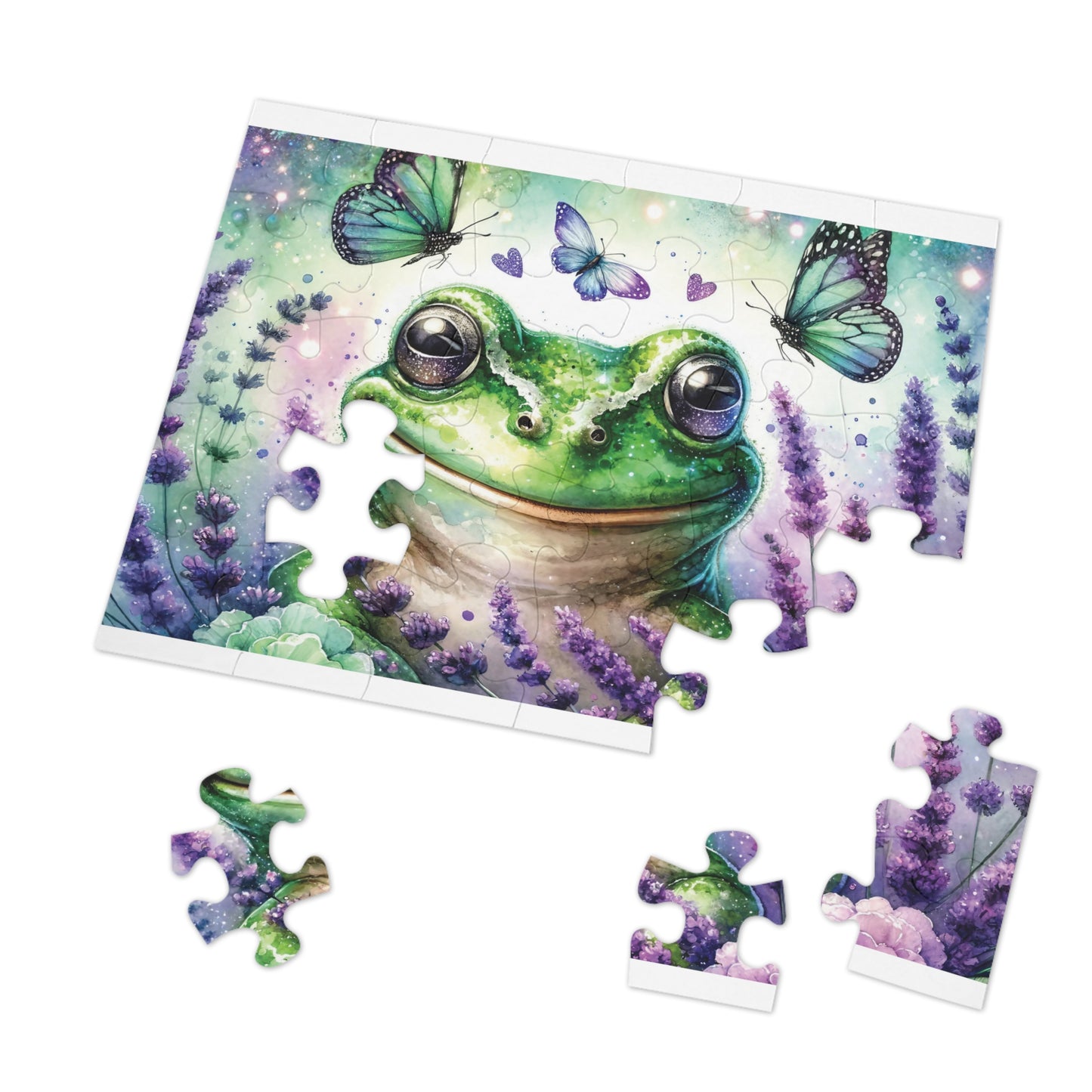 Jigsaw Puzzle, Frog, Personalised/Non-Personalised (30, 110, 252, 500,1000-Piece)