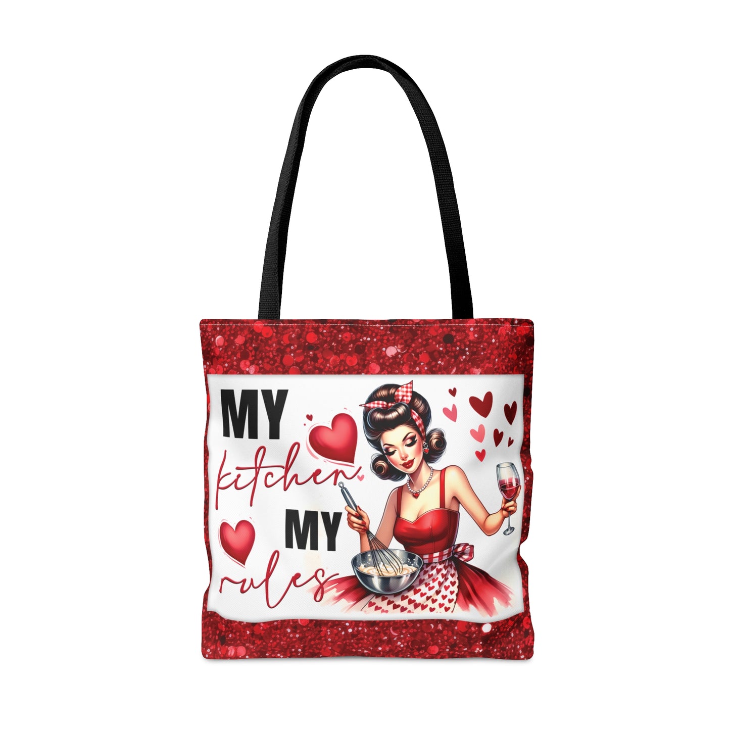 Tote Bag, Retro, My Kitchen My Rules