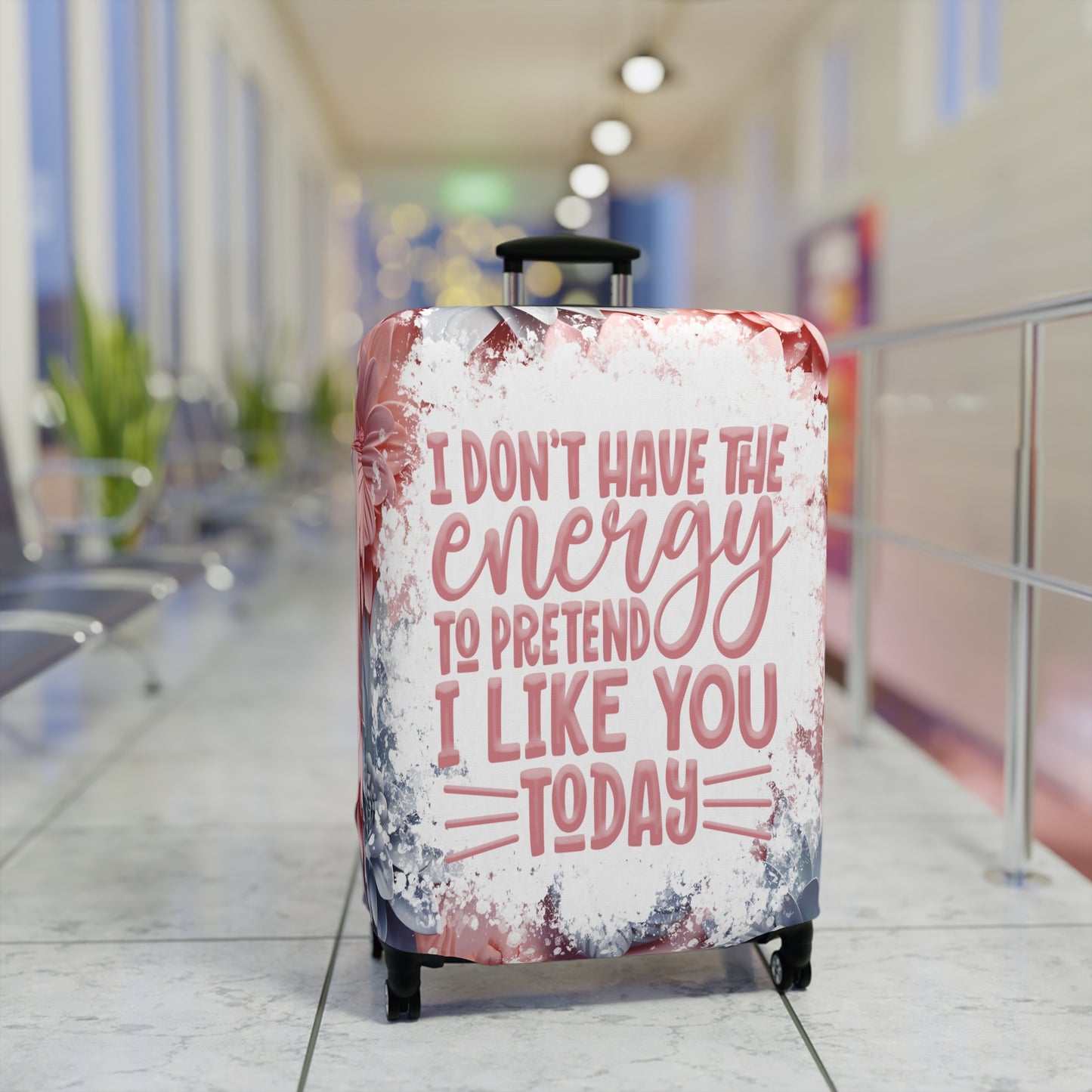 Luggage Cover, I don't have the energy to pretend I like you today, awd-1688