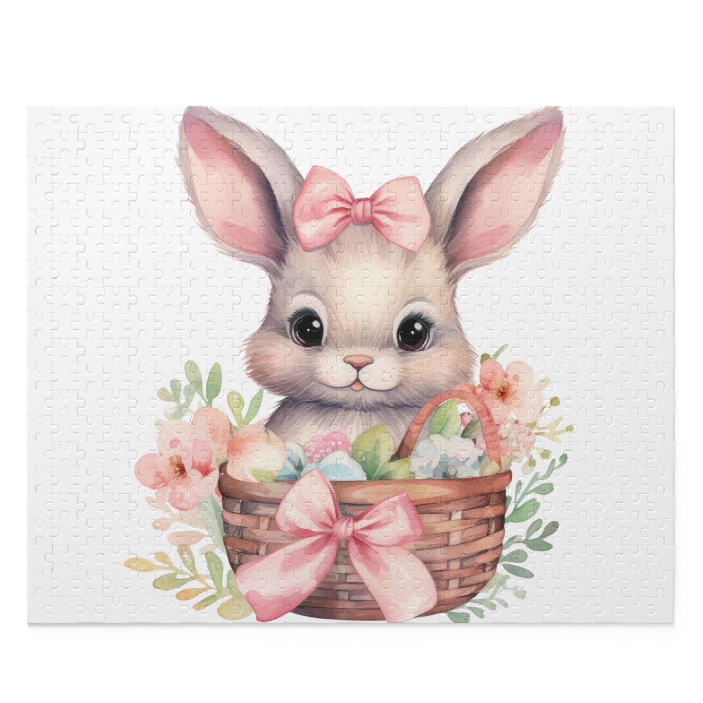 Personalised/Non-Personalised Puzzle, Easter Bunny (120, 252, 500-Piece)